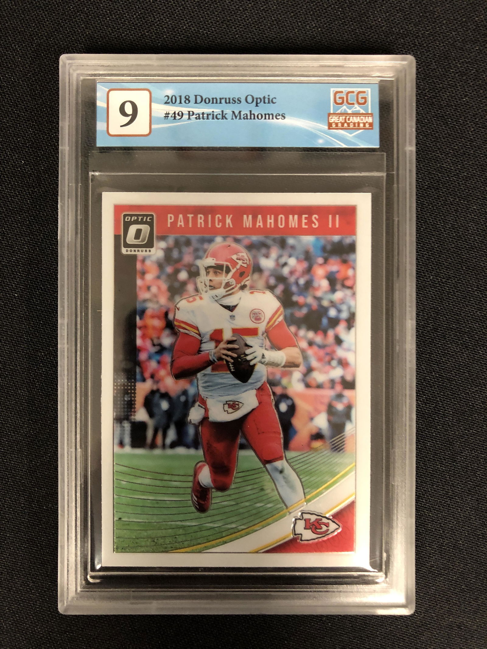 2018 DONRUSS OPTIC PATRICK MAHOMES (GCG 9) (1 of 2)