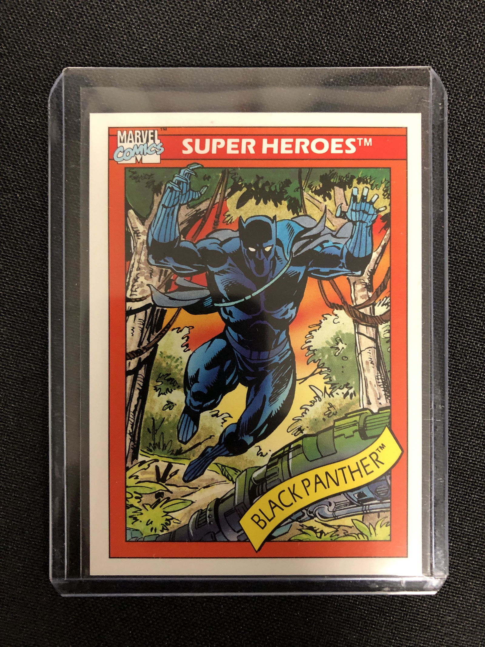 1990 MARVEL IMPEL BLACK PANTHER RC: 1990 MARVEL IMPEL BLACK PANTHER RC