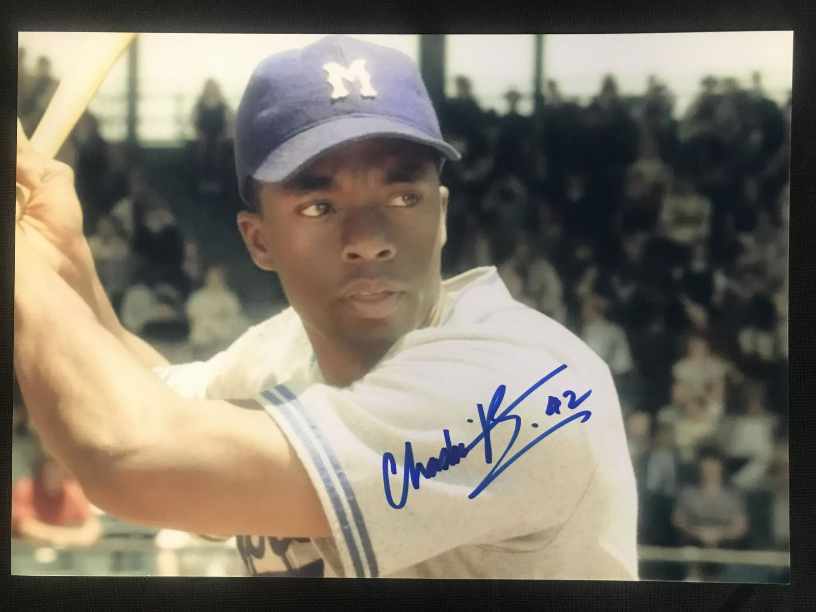 CHADWICK BOSEMAN SIGNED 8X10 PHOTO (RA COA) (1 of 2)