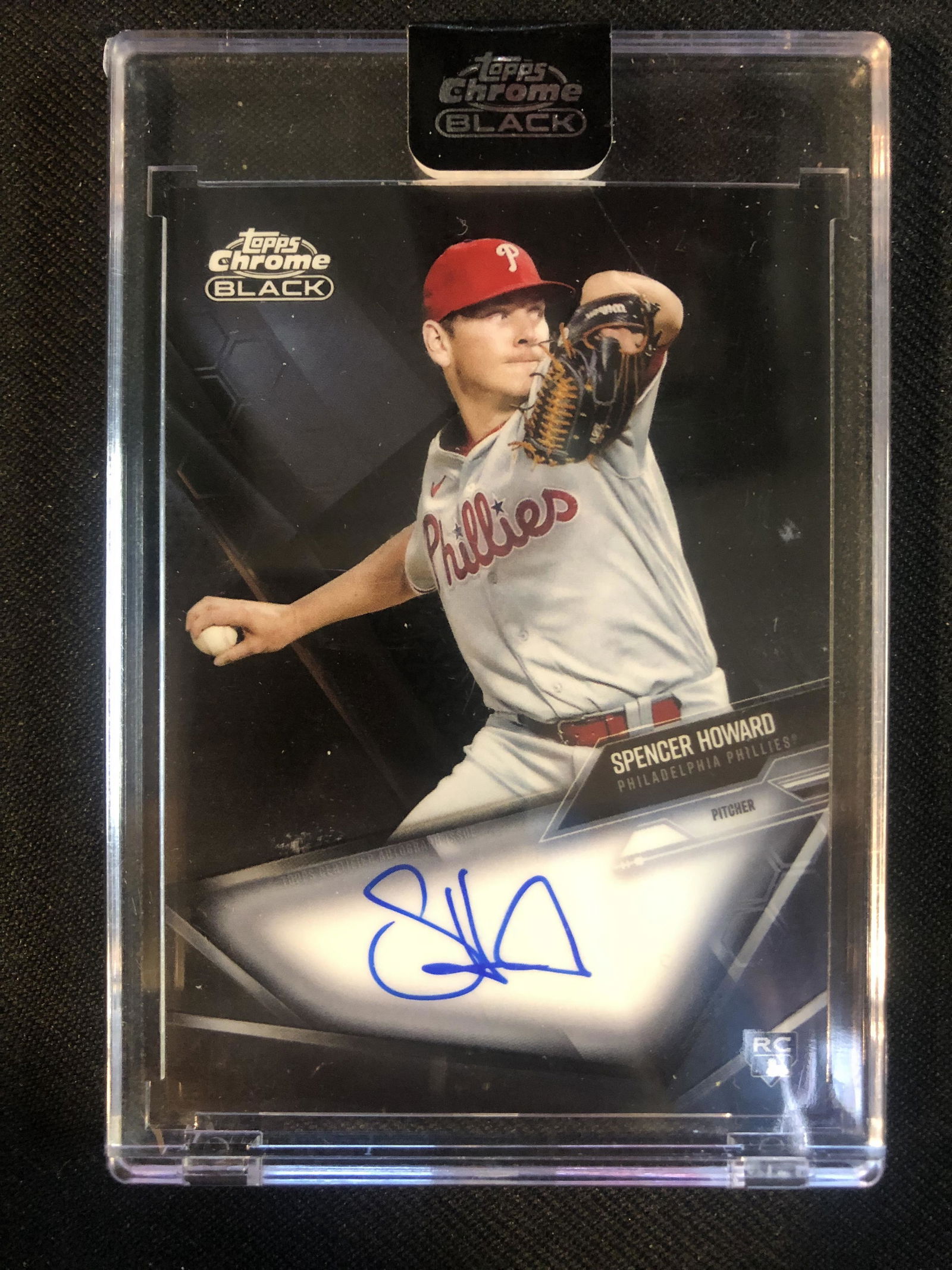 2022 TOPPS CHROME BLACK SPENCER HOWARD (1 of 1)