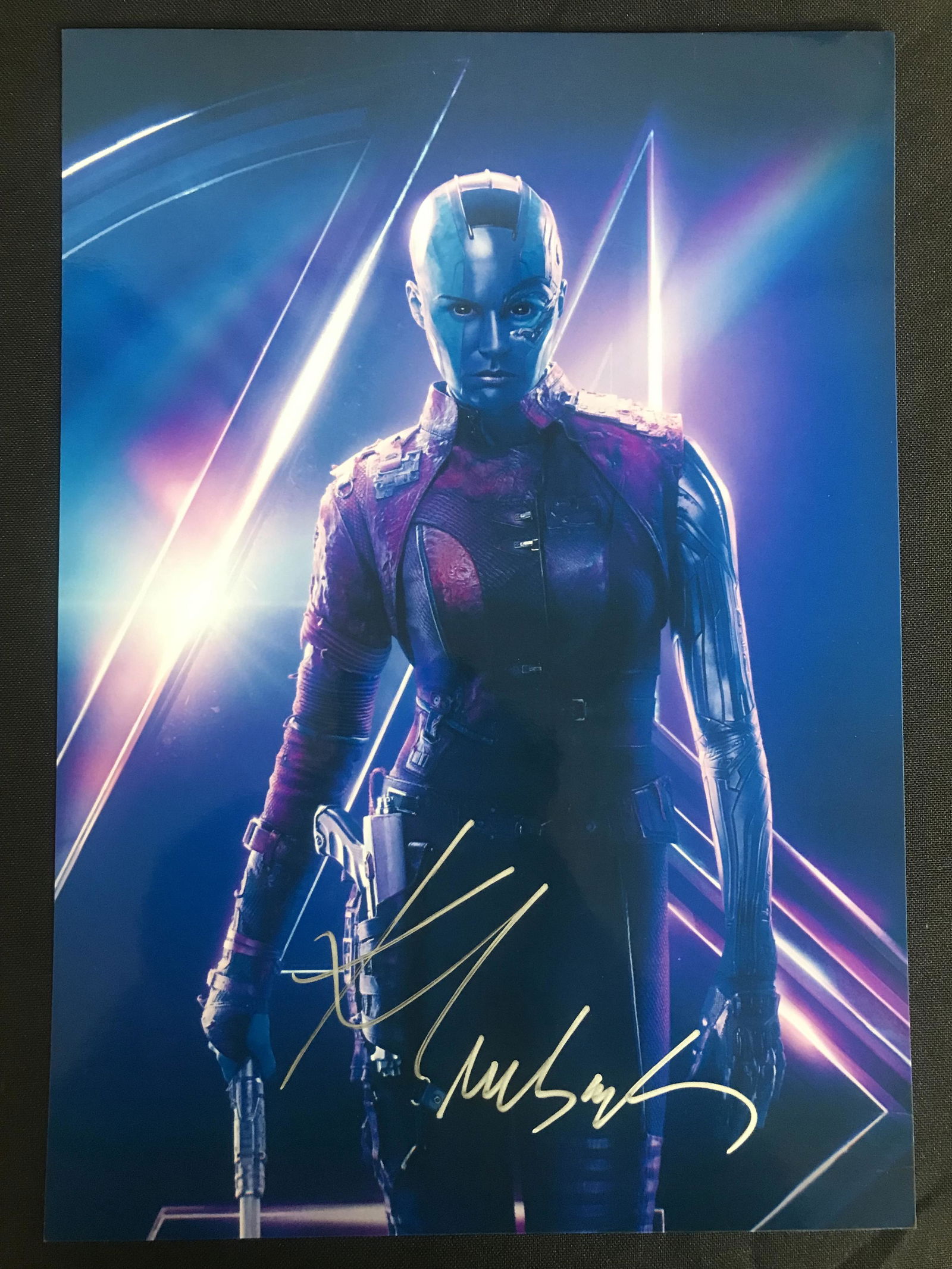 KAREN GILLAN SIGNED AVENGERS 8 X 10 (RA COA) (1 of 2)
