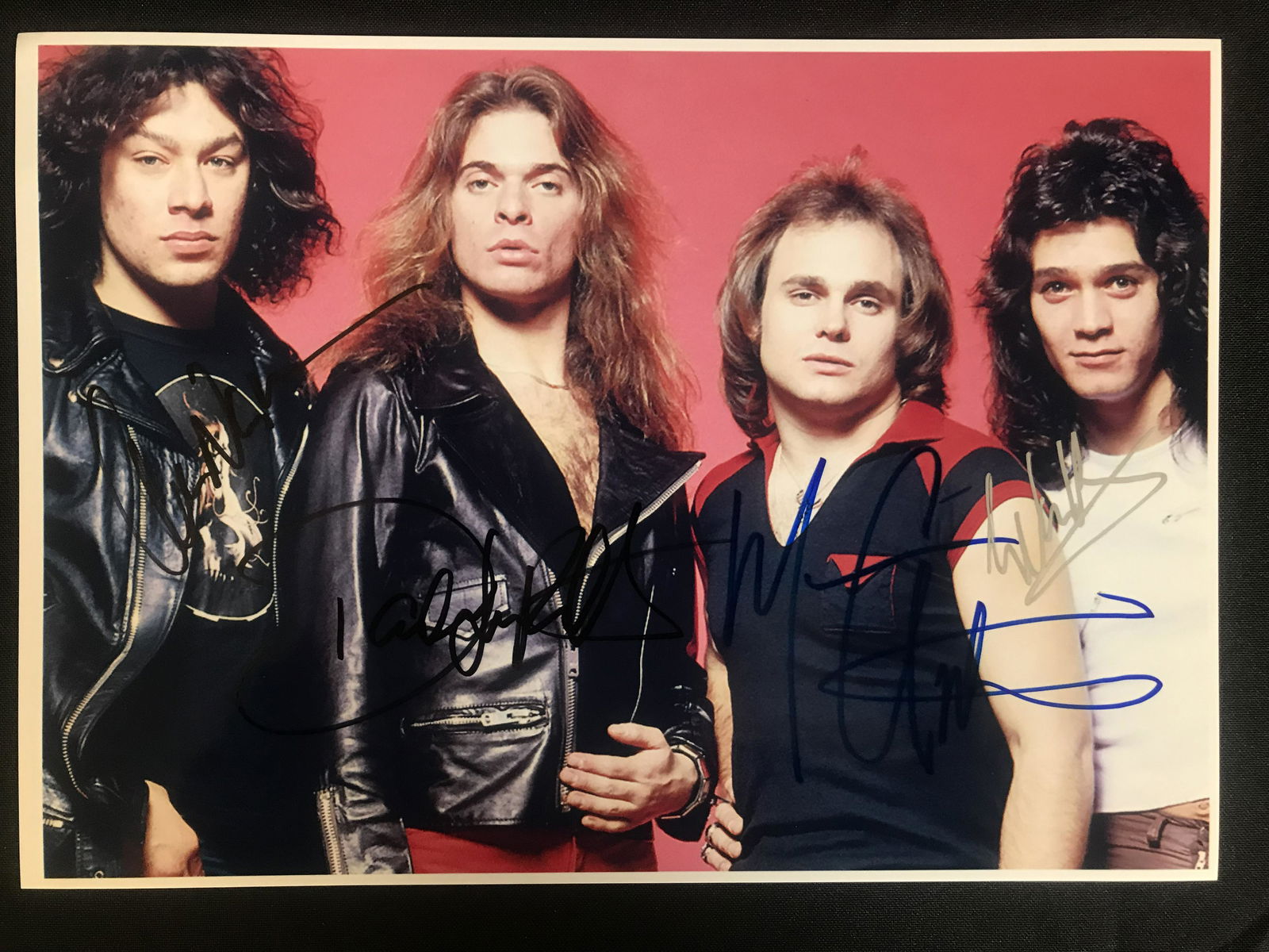 VAN HALEN GROUP SIGNED 8X10 PHOTO (RA COA) (1 of 2)