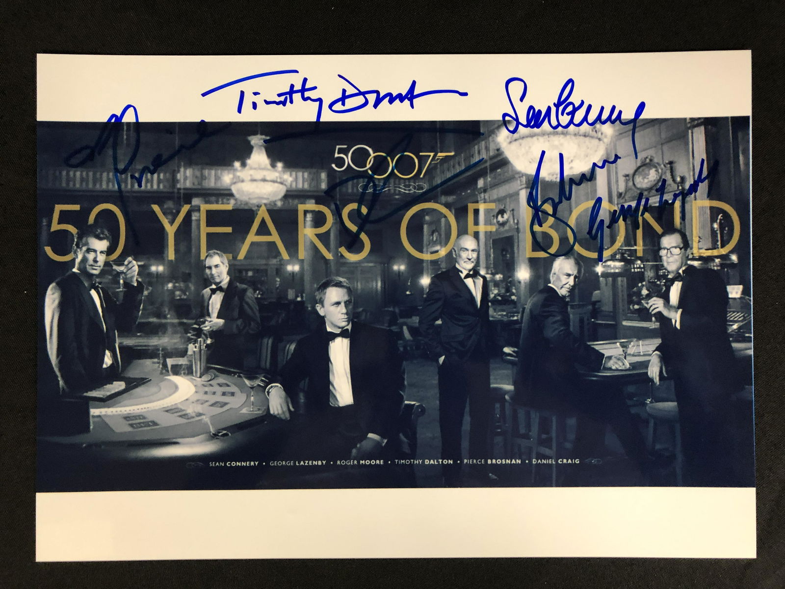 50 YEARS OF BOND MULTI SIGNED 8 X 10 (RA COA) (1 of 2)