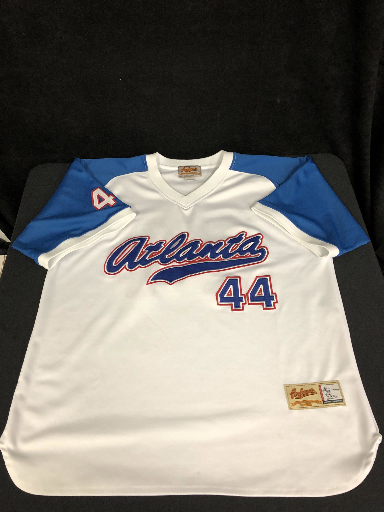 HANK AARON ATLANTA BRAVES MITCHELL AND NESS JERSEY NEW: HANK AARON ATLANTA BRAVES MITCHELL AND NESS JERSEY NEW
