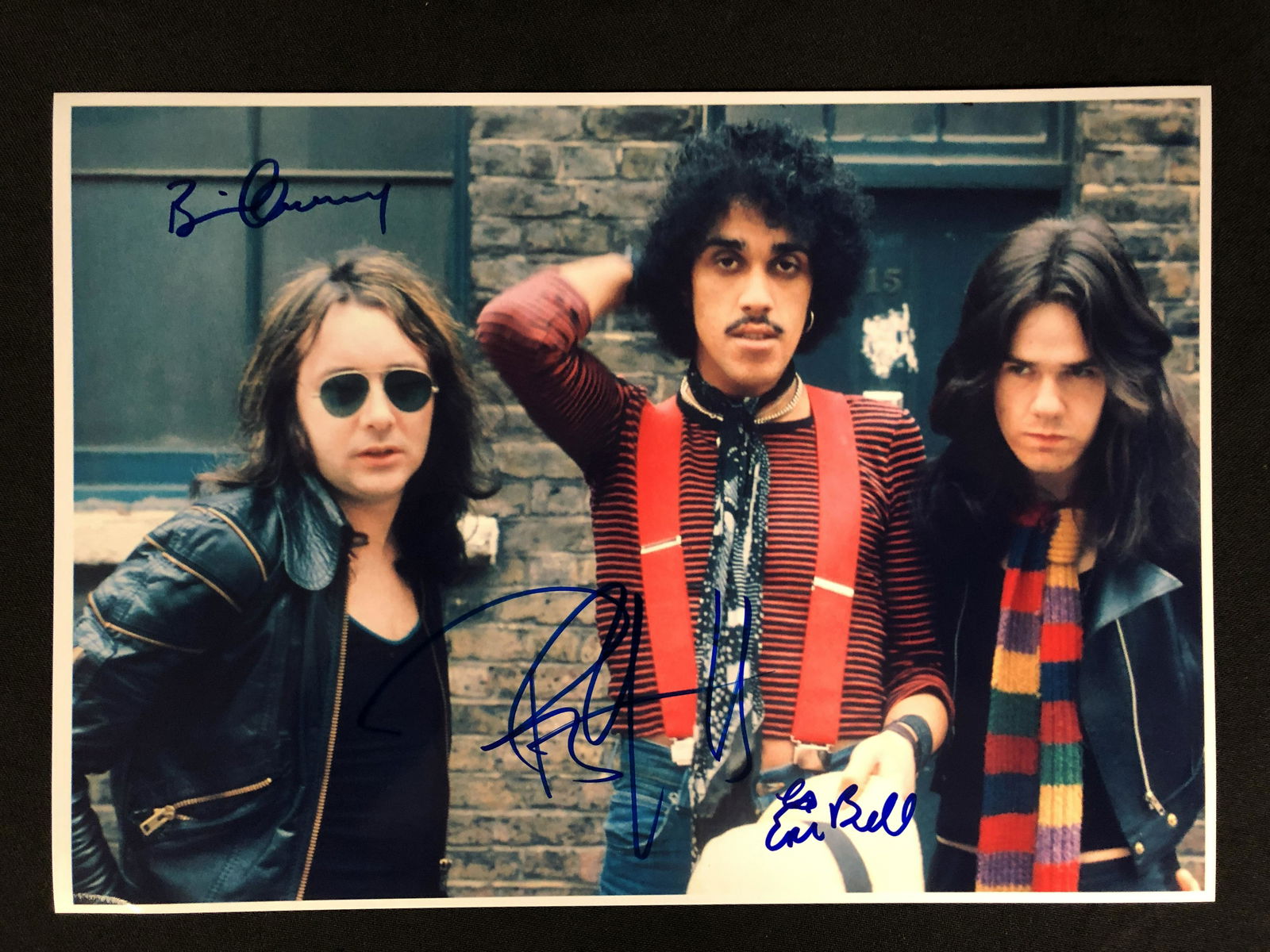 THIN LIZZY BAND SIGNED 8 X 10 (RA COA) (1 of 2)