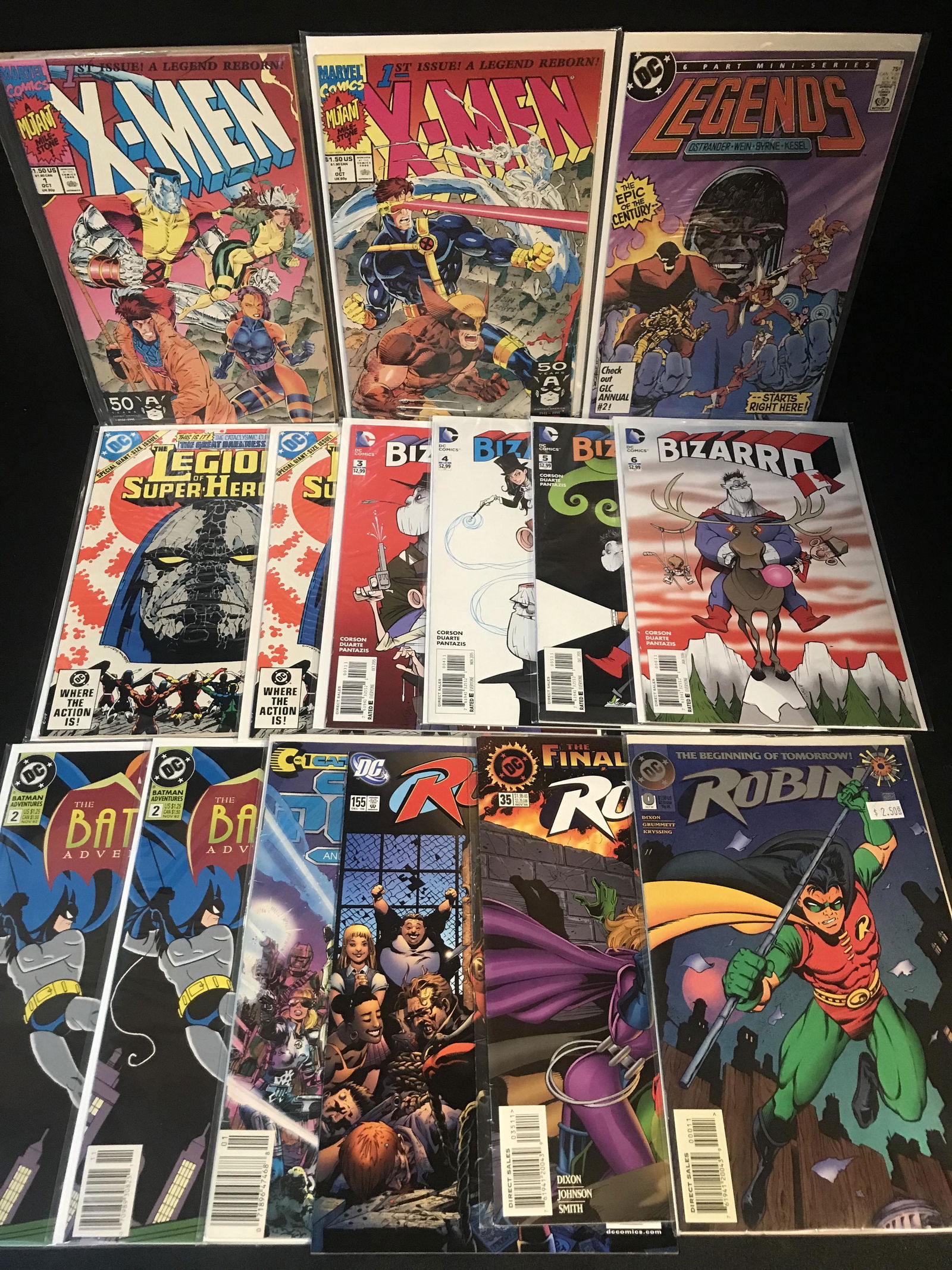MARVEL AND DC SUPERHERO COMIC BOOK LOT (1 of 1)