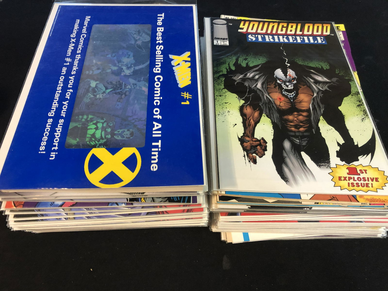 LOT OF 50+ MARVEL/DC/IMAGE SUPER HERO COMICS (1 of 1)