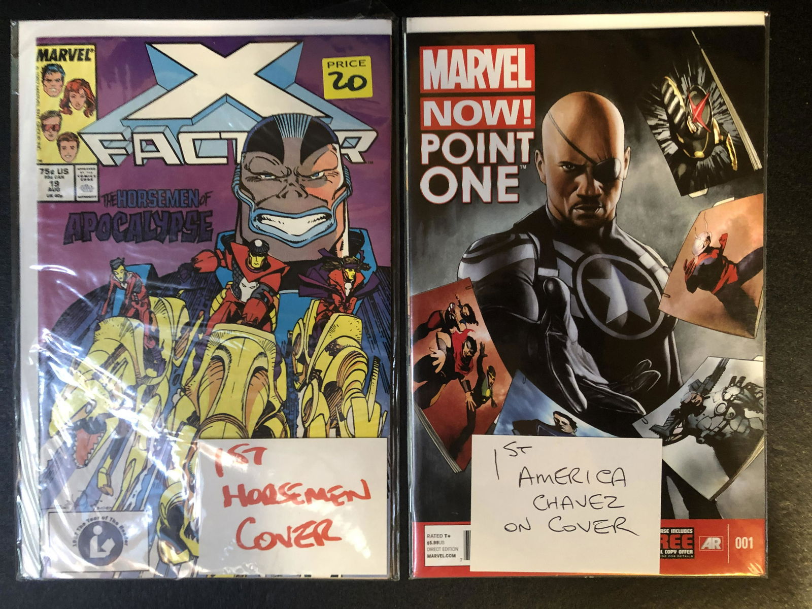 MARVEL KEY COMIC LOT (1ST HORSEMAN COVER, POINT ONE) (1 of 1)