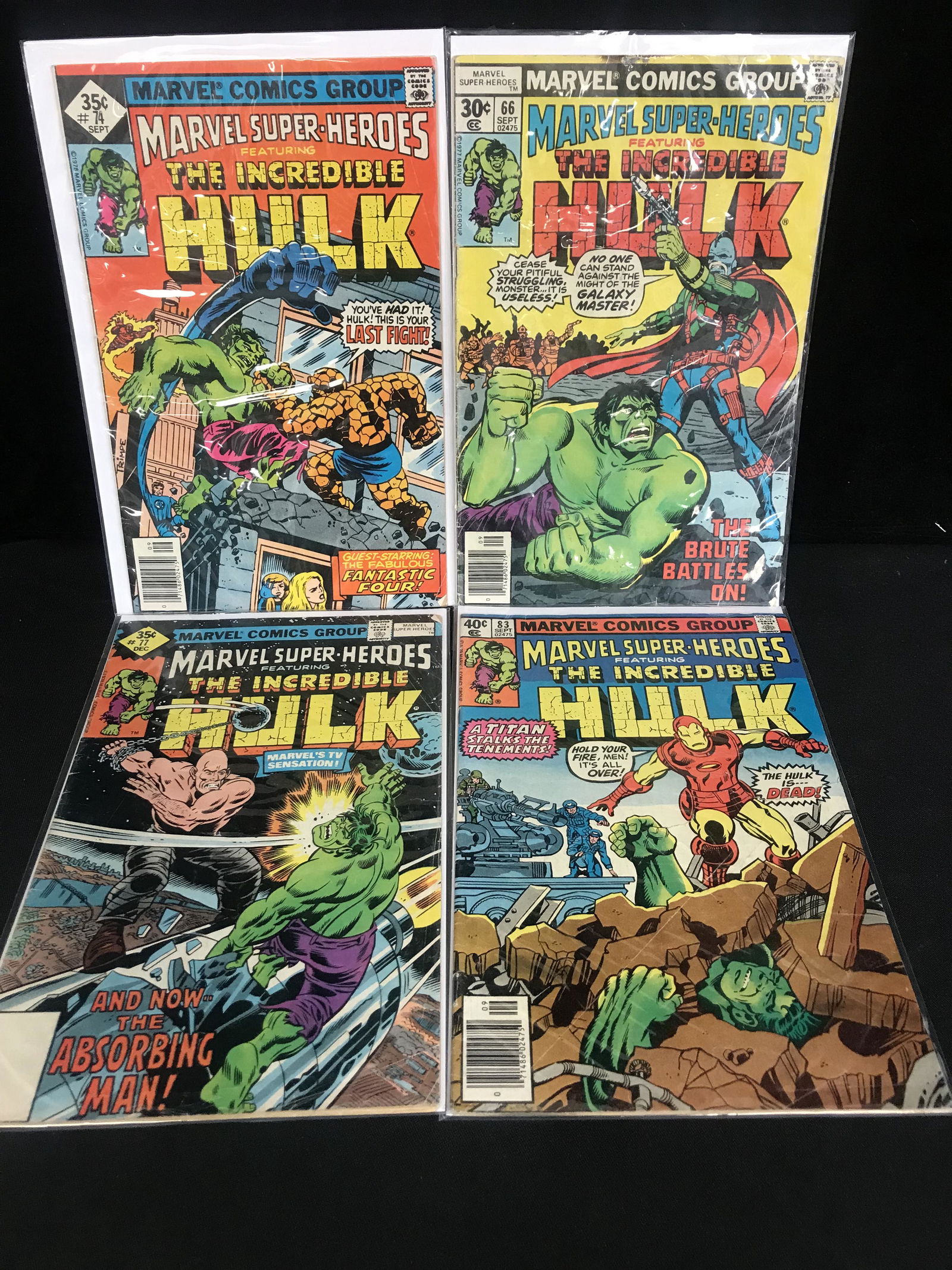 MARVEL COMICS THE INCREDIBLE HULK COMIC BOOK LOT (1 of 1)