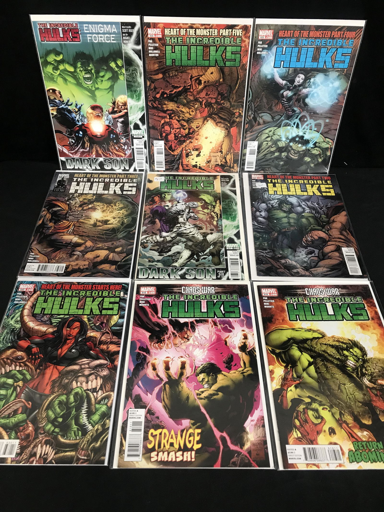 MARVEL COMICS INCREDIBLE HULK COMIC LOT (1 of 1)