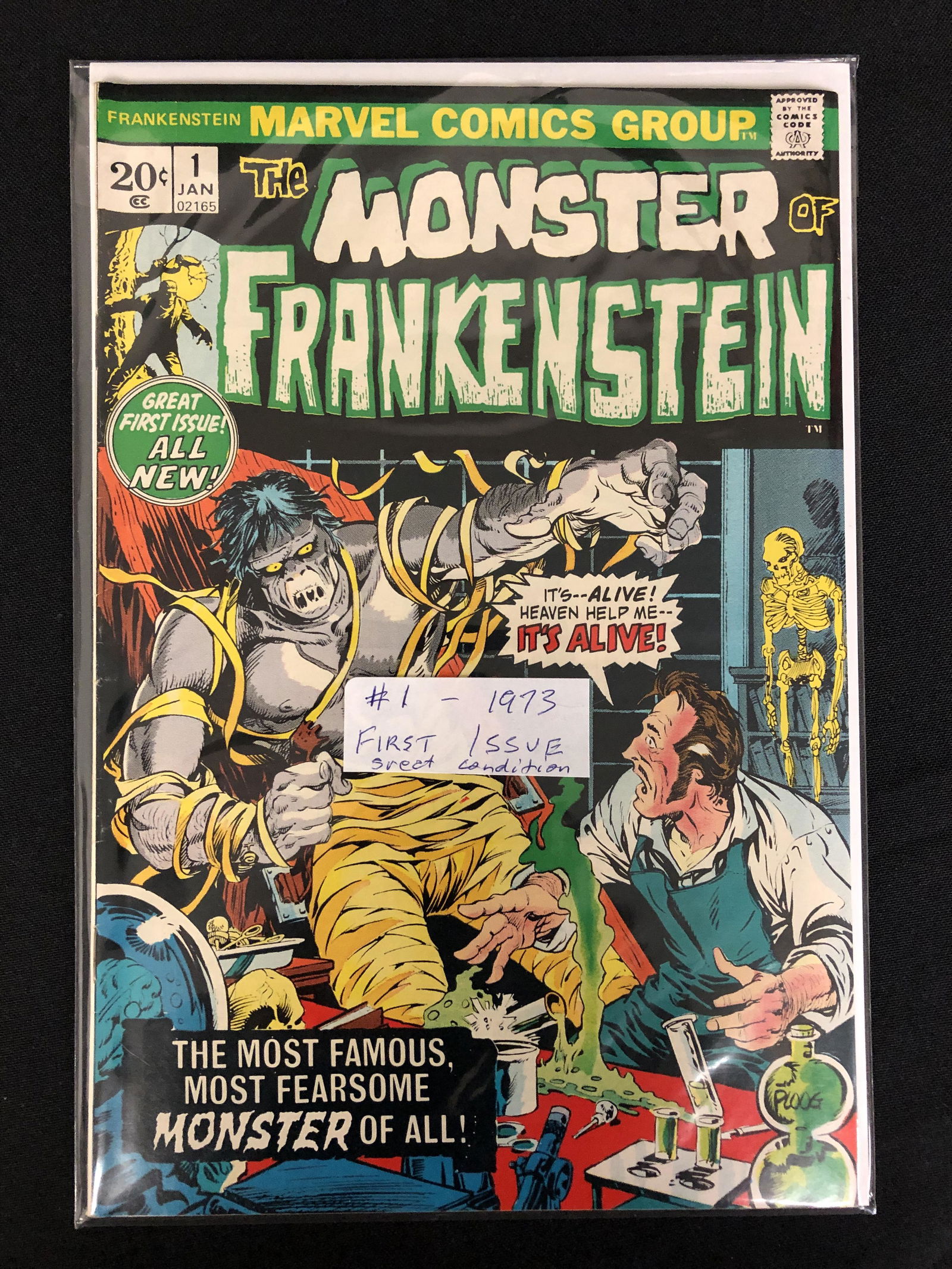 MARVEL COMICS THE MONSTER FRANKENSTEIN #1 (FIRST FRANKENSTEIN) (1 of 1)