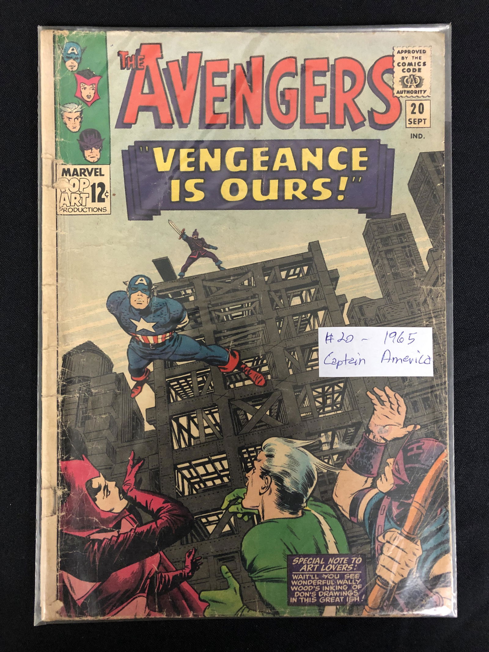MARVEL COMICS THE AVENGERS NO.20 (1 of 1)
