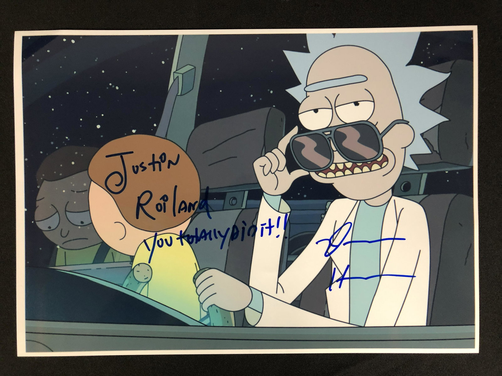 ROCK AND MORTY CAST SIGNED 8 X 10 (RA COA): ROCK AND MORTY CAST SIGNED 8 X 10 (RA COA)