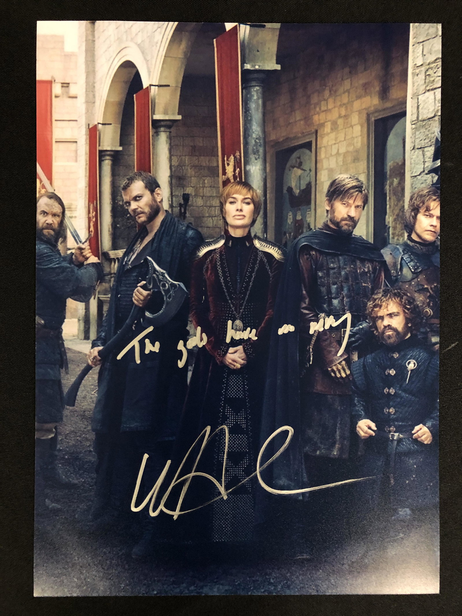 LENA HEADY SIGNED GAME OF THRONES 8 X 10 (RA COA): LENA HEADY SIGNED GAME OF THRONES 8 X 10 (RA COA)