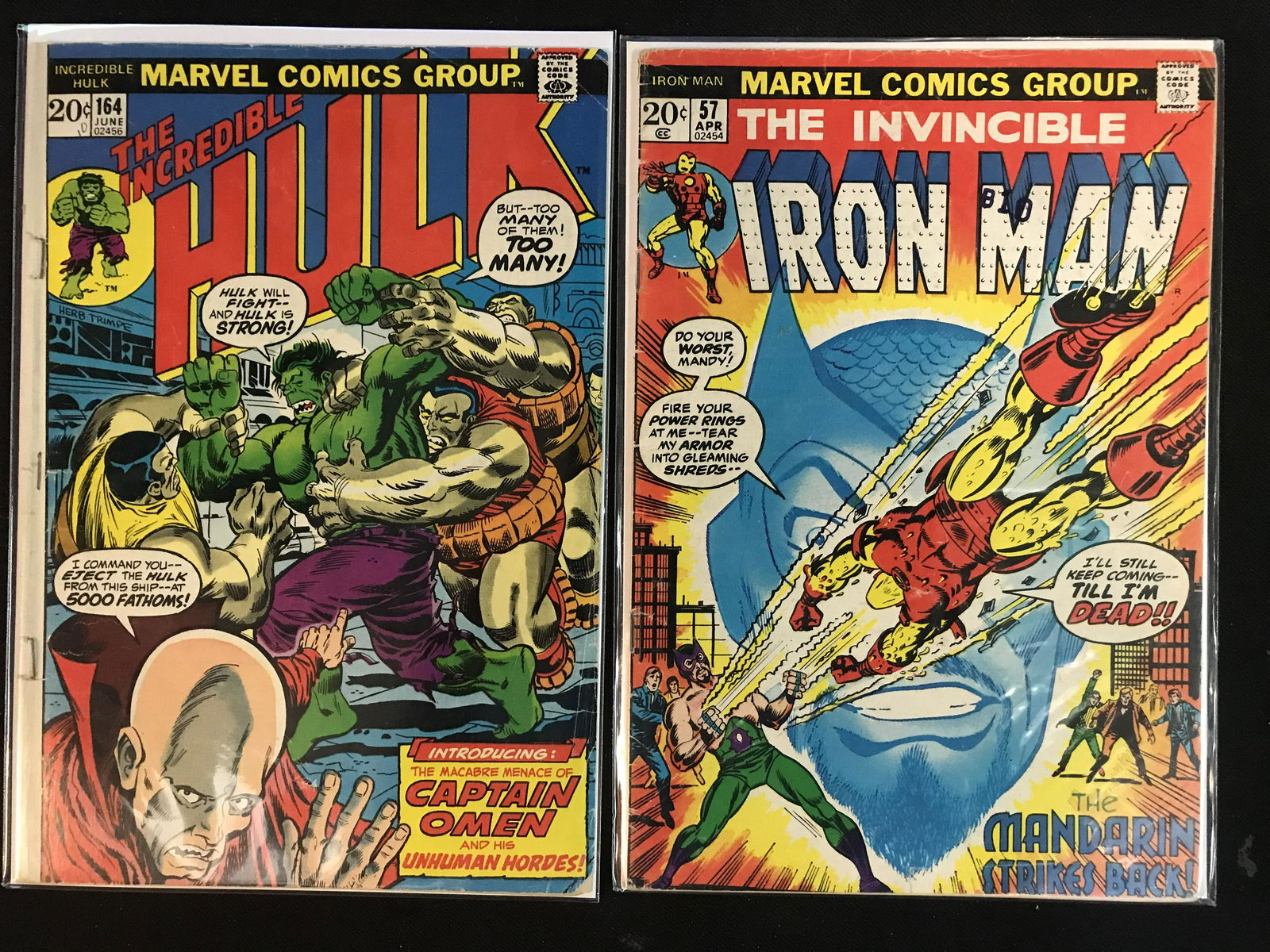 MARVEL COMICS BRONZE AGE COMIC LOT (IRON MAN, HULK) (1 of 1)