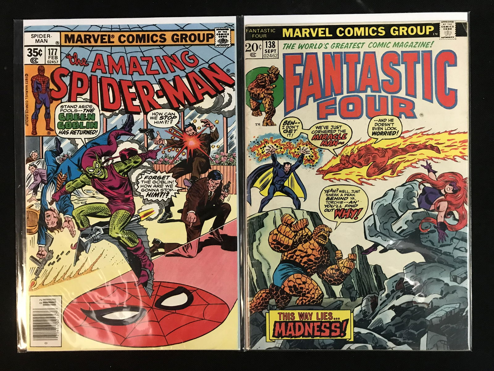 MARVEL COMICS BRONZE AGE COMIC BOOK LOT (ASM/FANTASTIC FOUR) (1 of 1)
