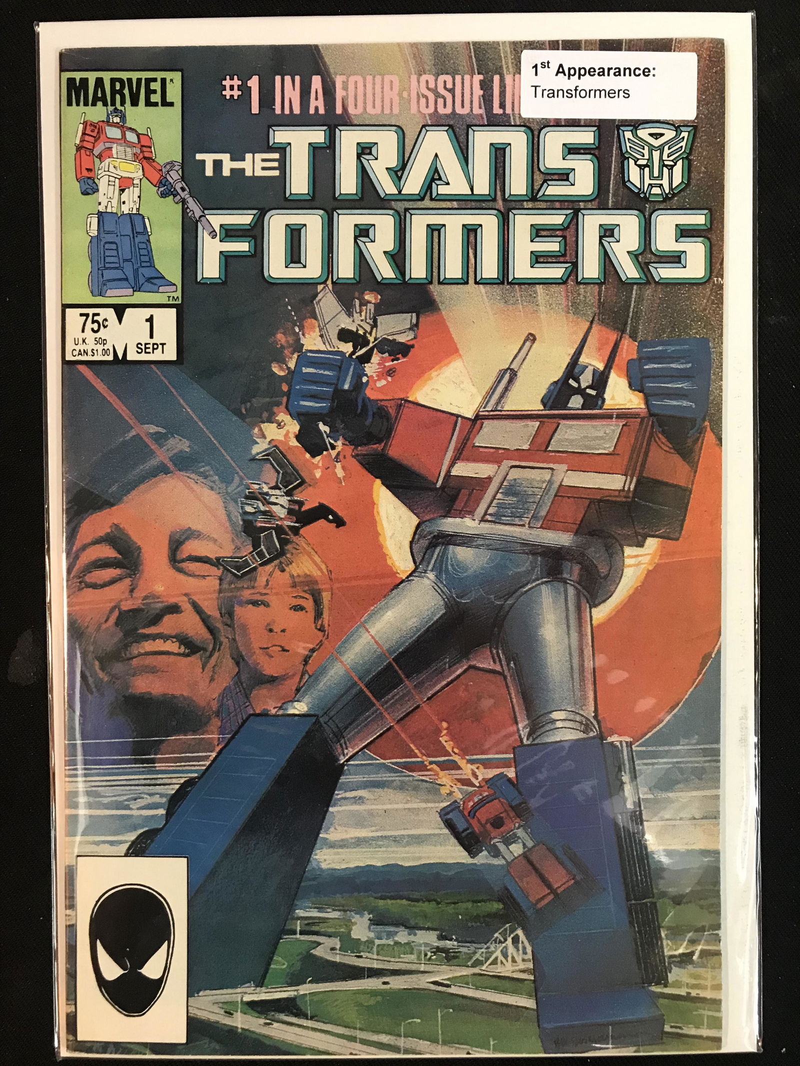 MARVEL COMICS TRANSFORMERS #1 (1 of 1)