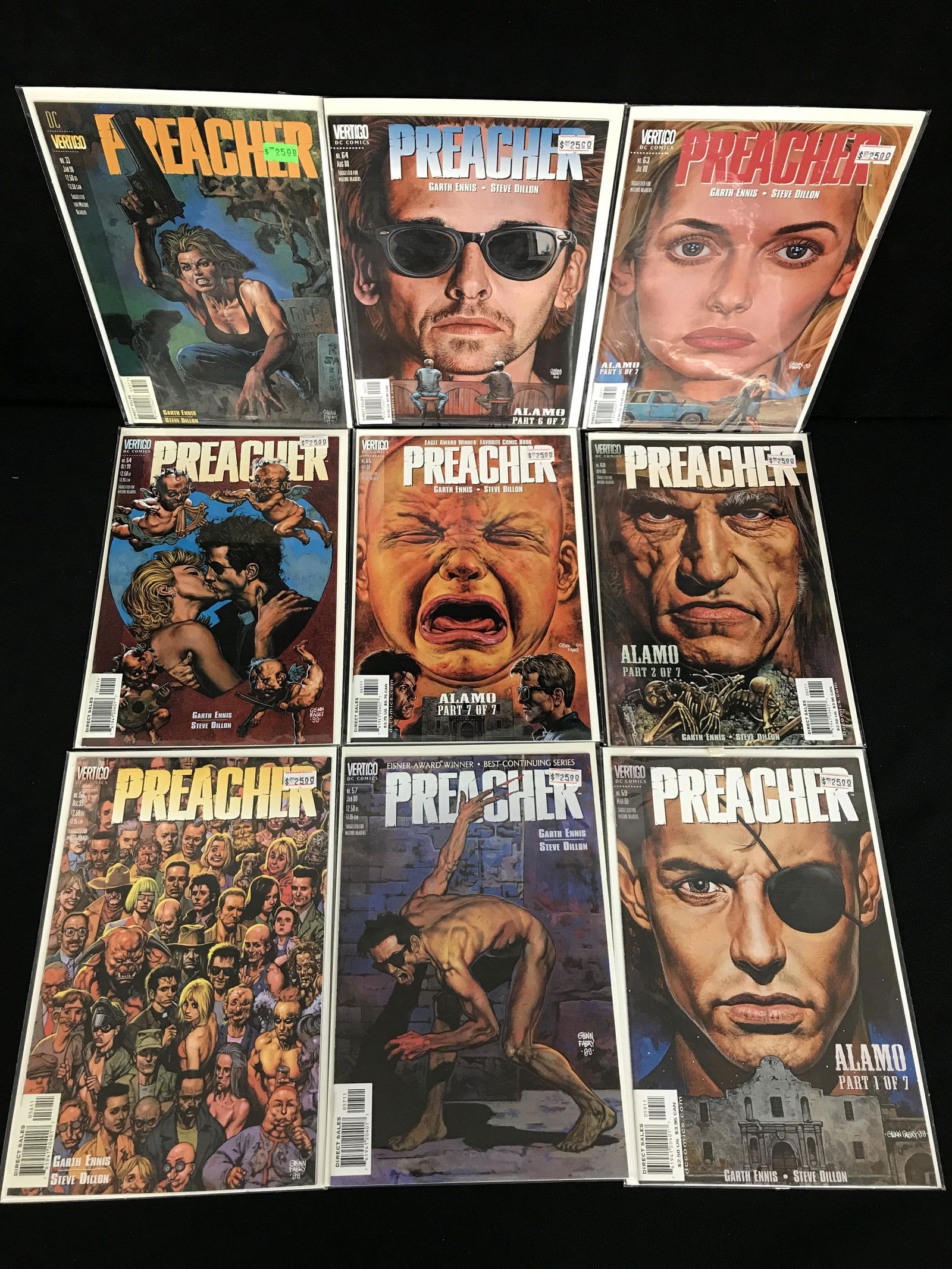 DC VERTIGO COMICS PREACHER COMIC BOOK LOT (1 of 1)