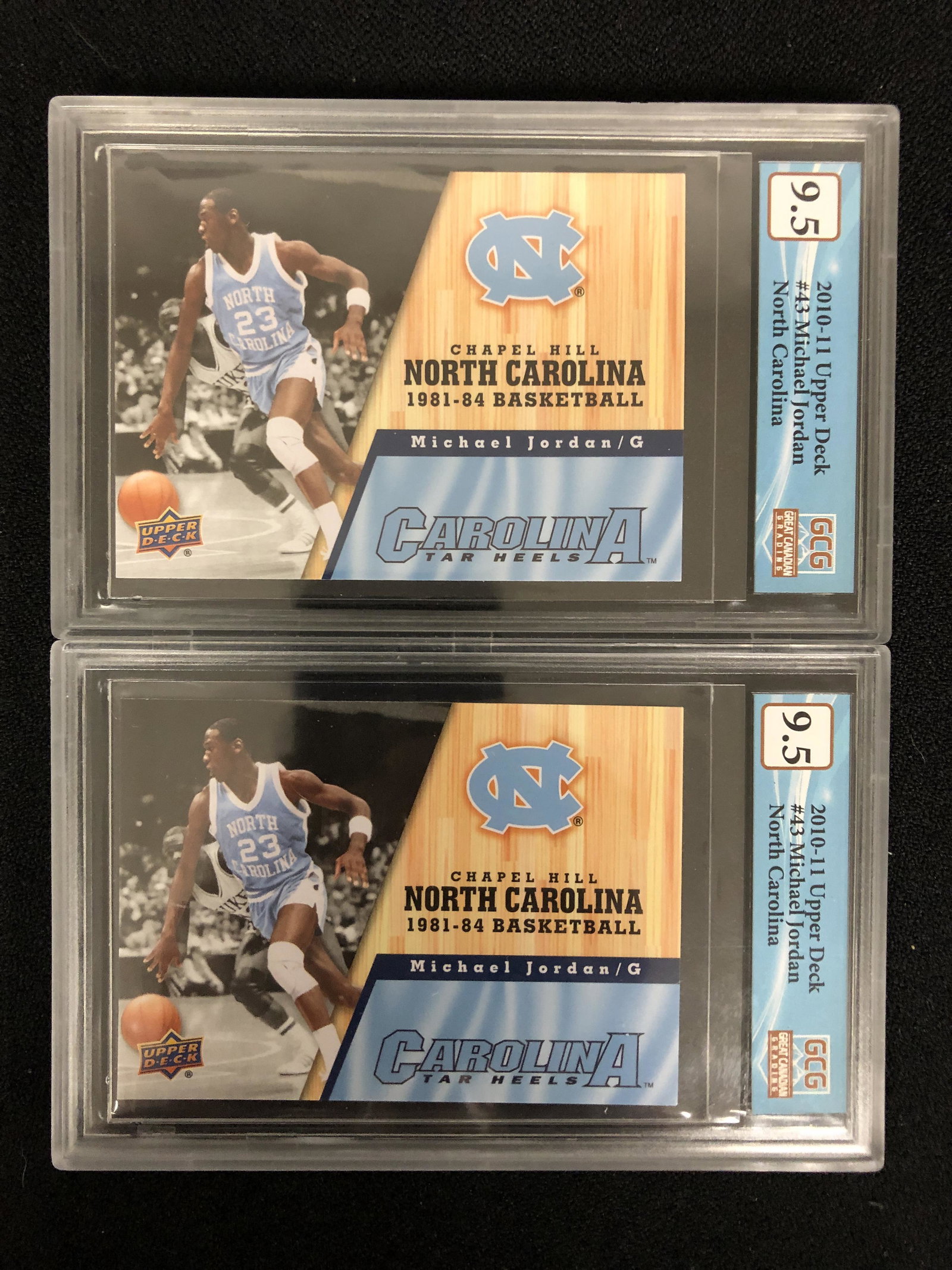 2010 MICHAEL JORDAN GRADED BASKETBALL CARD LOT (GCG 9.5): 2010 MICHAEL JORDAN GRADED BASKETBALL CARD LOT (GCG 9.5)