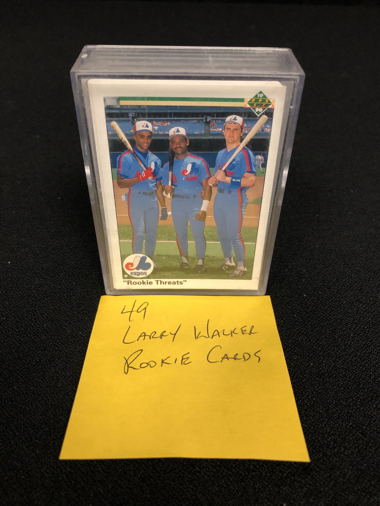 49 LARRY WALKER ROOKIE CARDS (1 of 1)