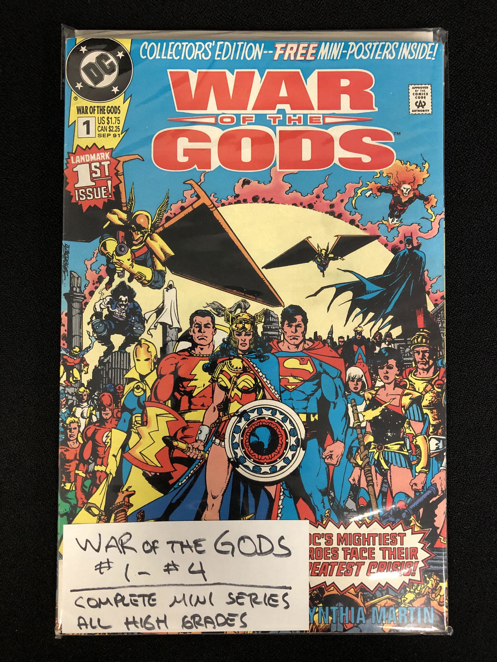 DC COMICS WAR OF THE GODS #1-4 MINI SERIES (1 of 1)