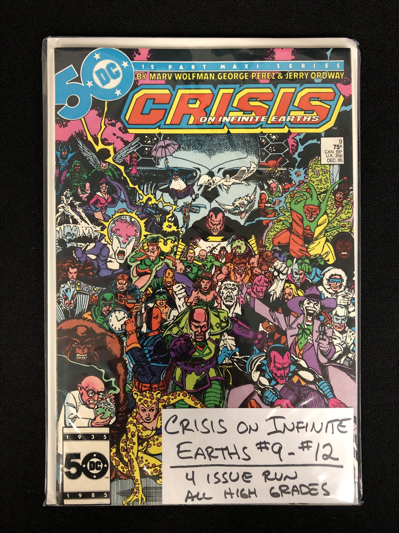 DC COMICS CRISIS ON ONFINATE EARTH 9-12 (1 of 1)
