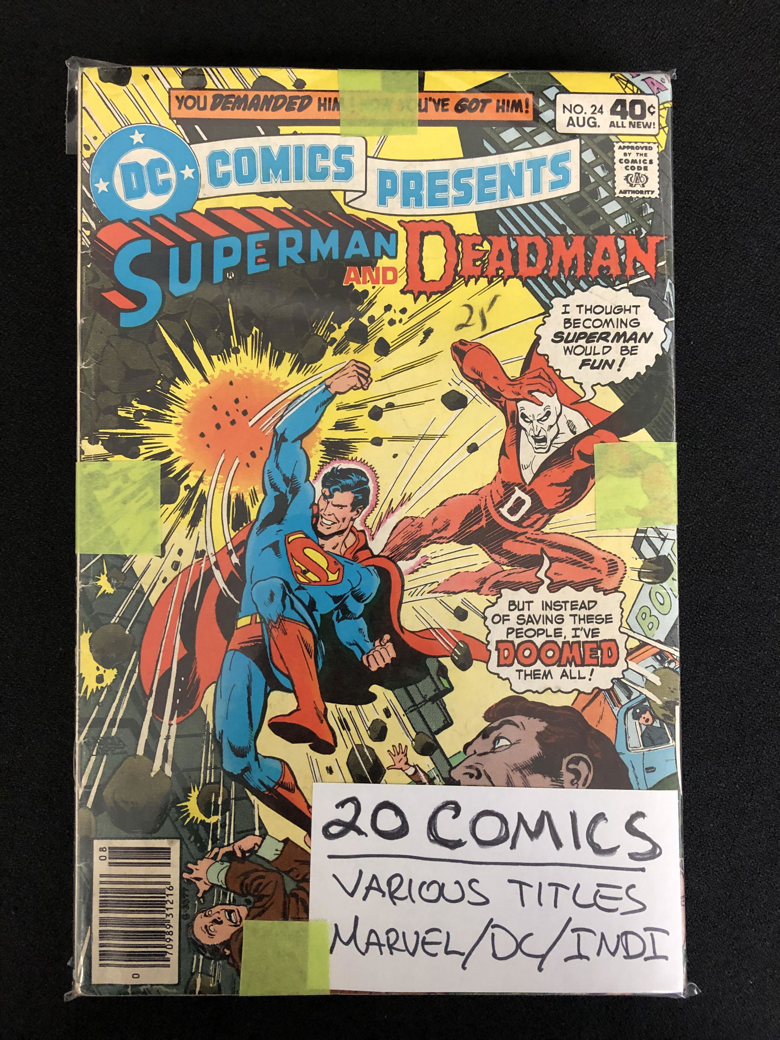 20 VARIOUS MARVEL,DC/INDY COMIC LOT (1 of 1)