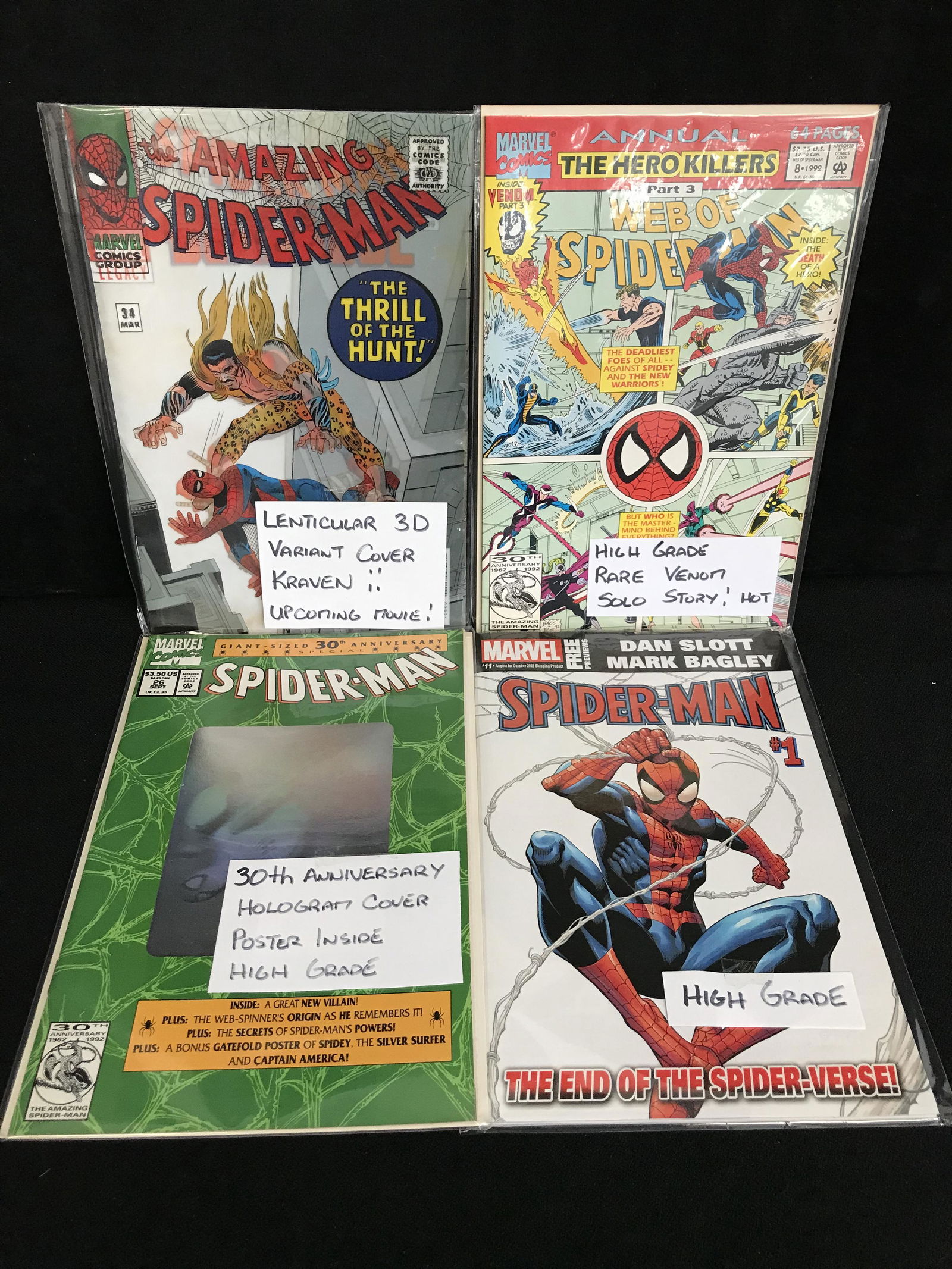 MARVEL COMICS KEY COMIC BOOK LOT (1 of 1)