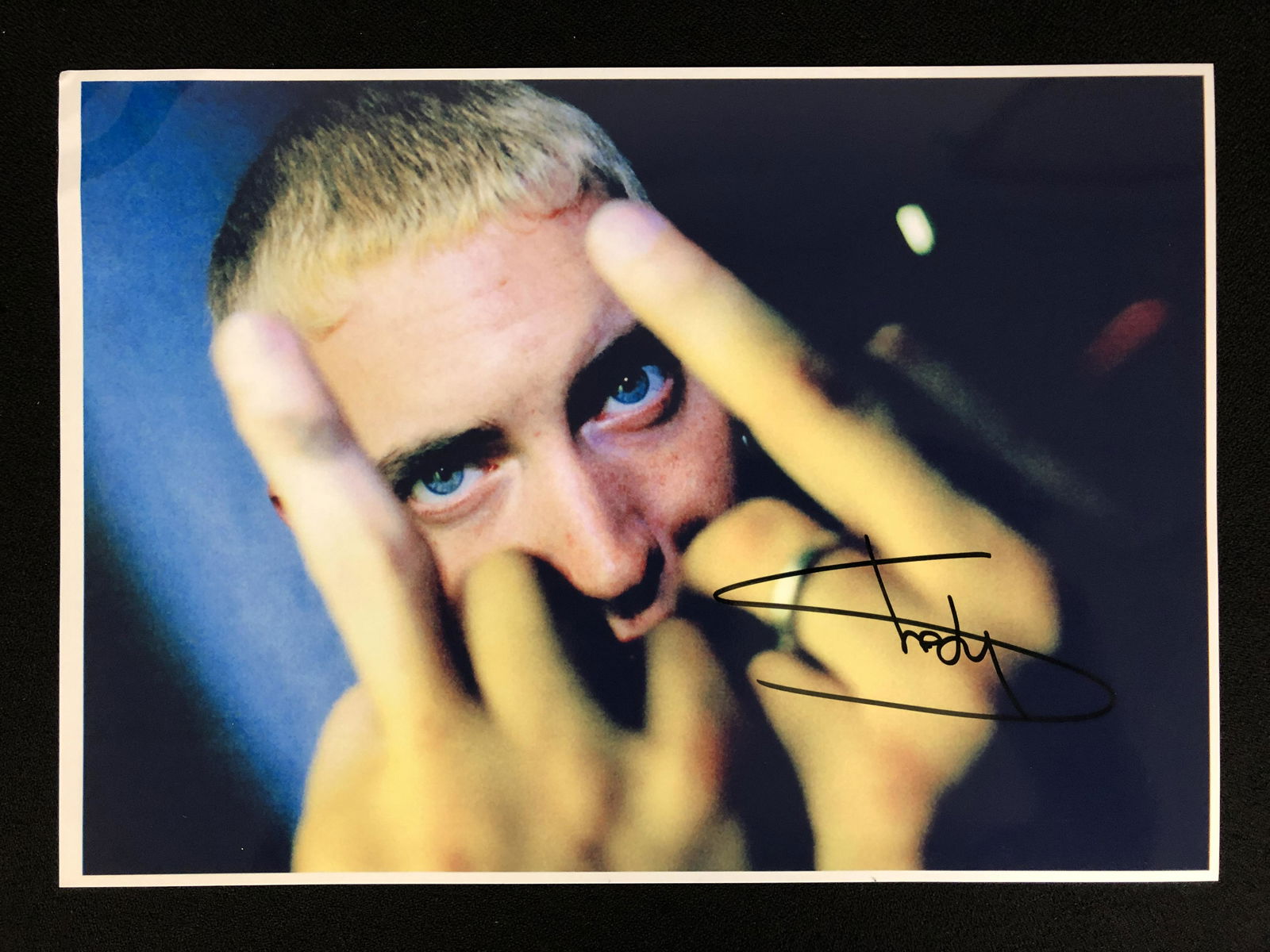 EMINEM SIGNED 8 X 10 (RA COA) (1 of 2)