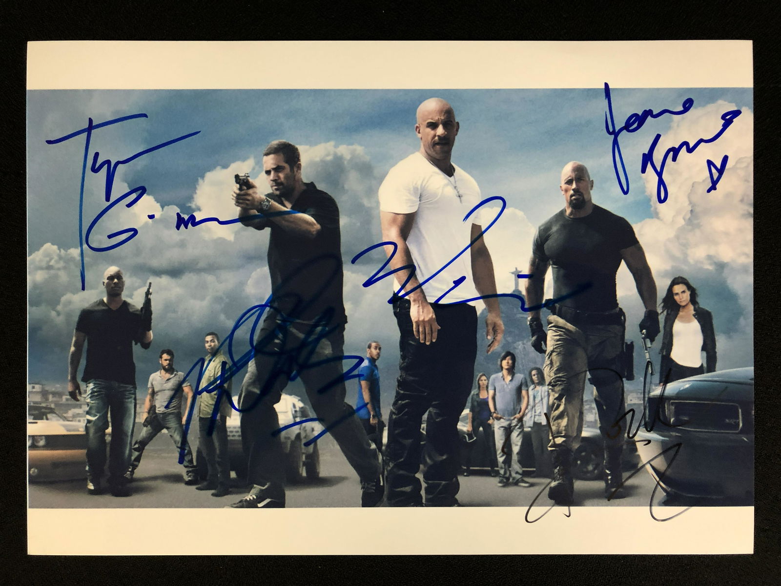 FAST AND THE FURIOUS CAST SIGNED 8 X 10 (RA COA) (1 of 2)