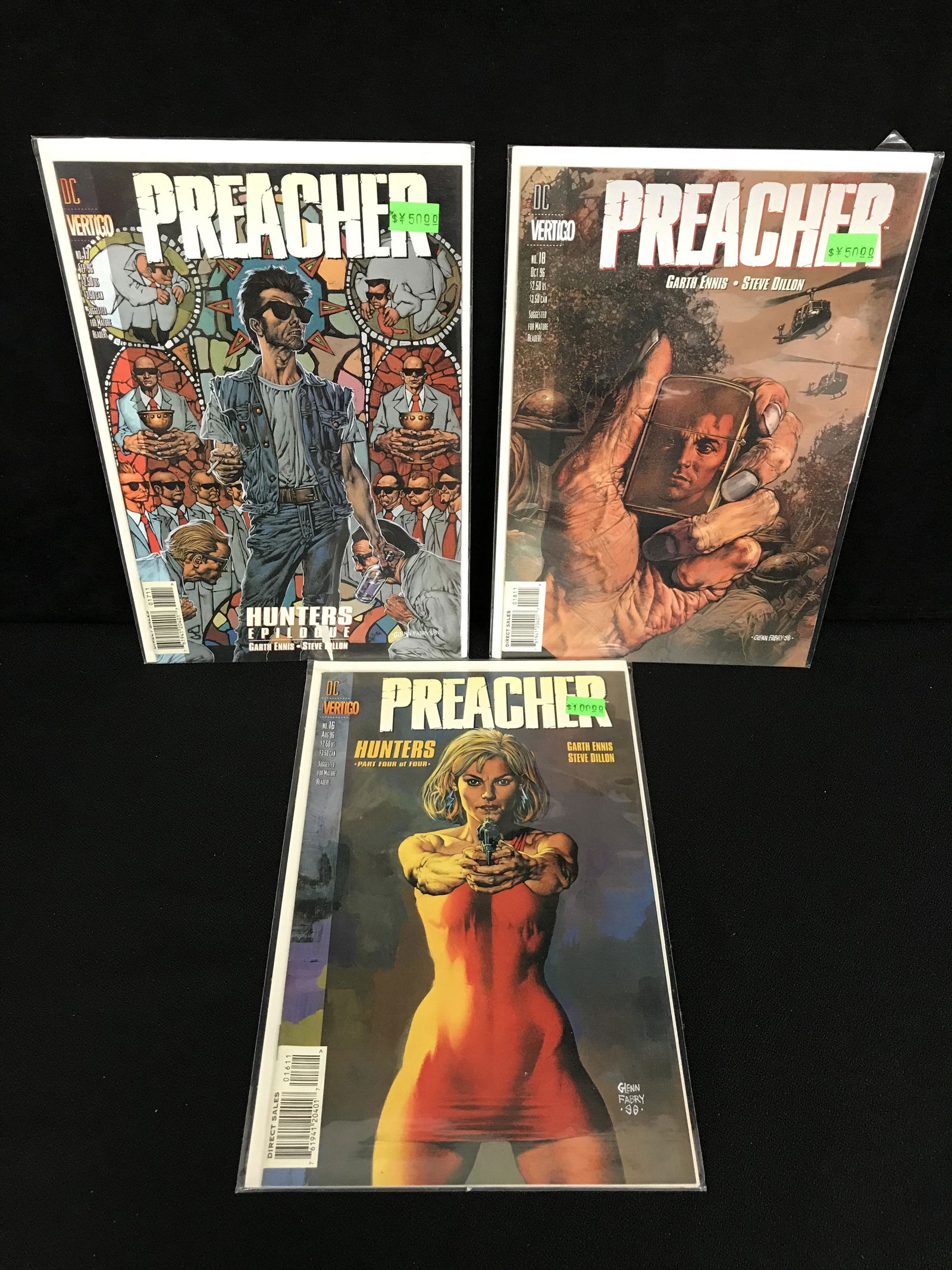 DC VERTIGO PREACHER COMIC BOOK LOT (1 of 1)