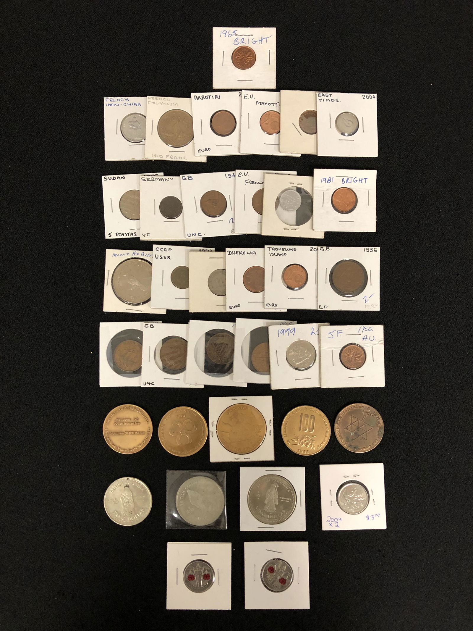 LARGE WORLD COIN LOT (1 of 1)