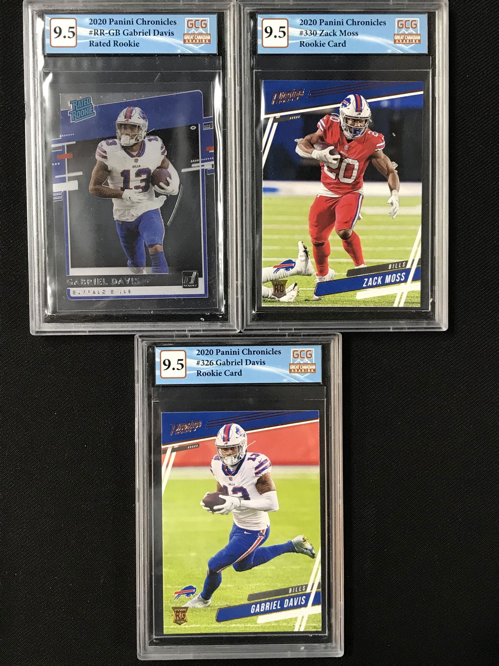 GABRIEL DAVIS GRADED ROOKIE CARD LOT (GCG 9.5) (1 of 1)