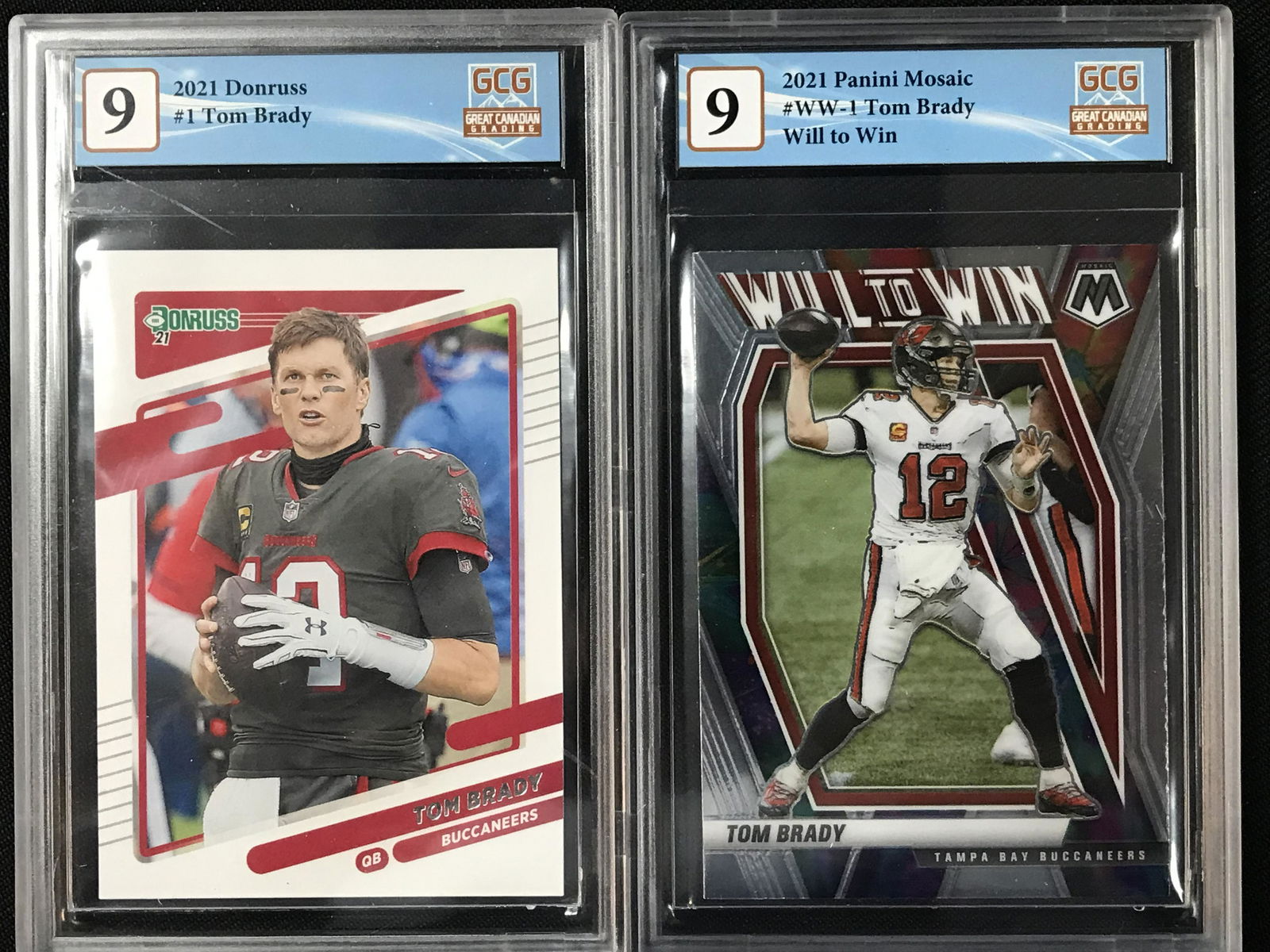 HIGH GRADE TOM BRADY CARD LOT (GCG 9) (1 of 1)