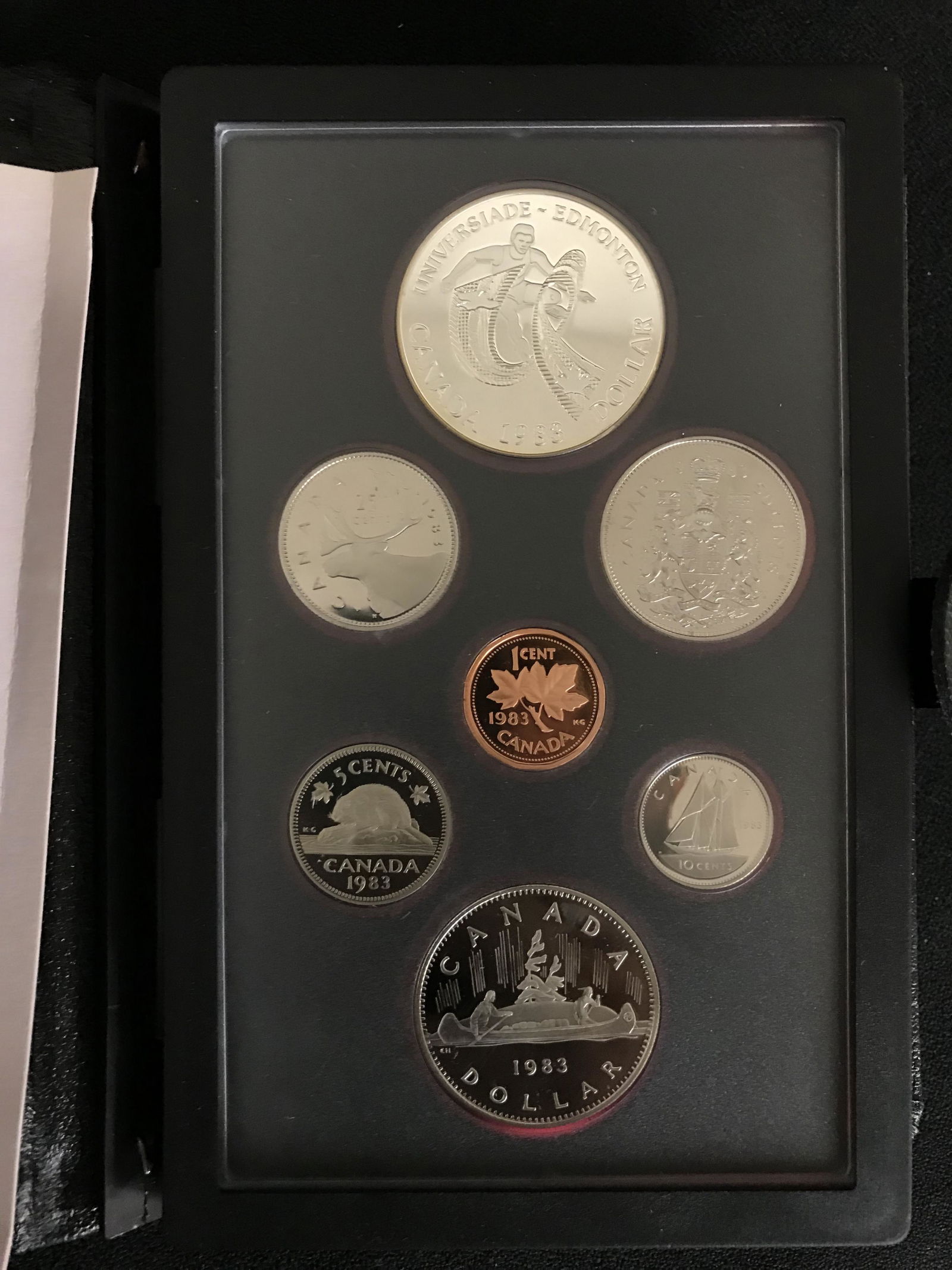 1983 CANADIAN SILVER PROOF DOUBLE DOLLAR SET (1 of 2)
