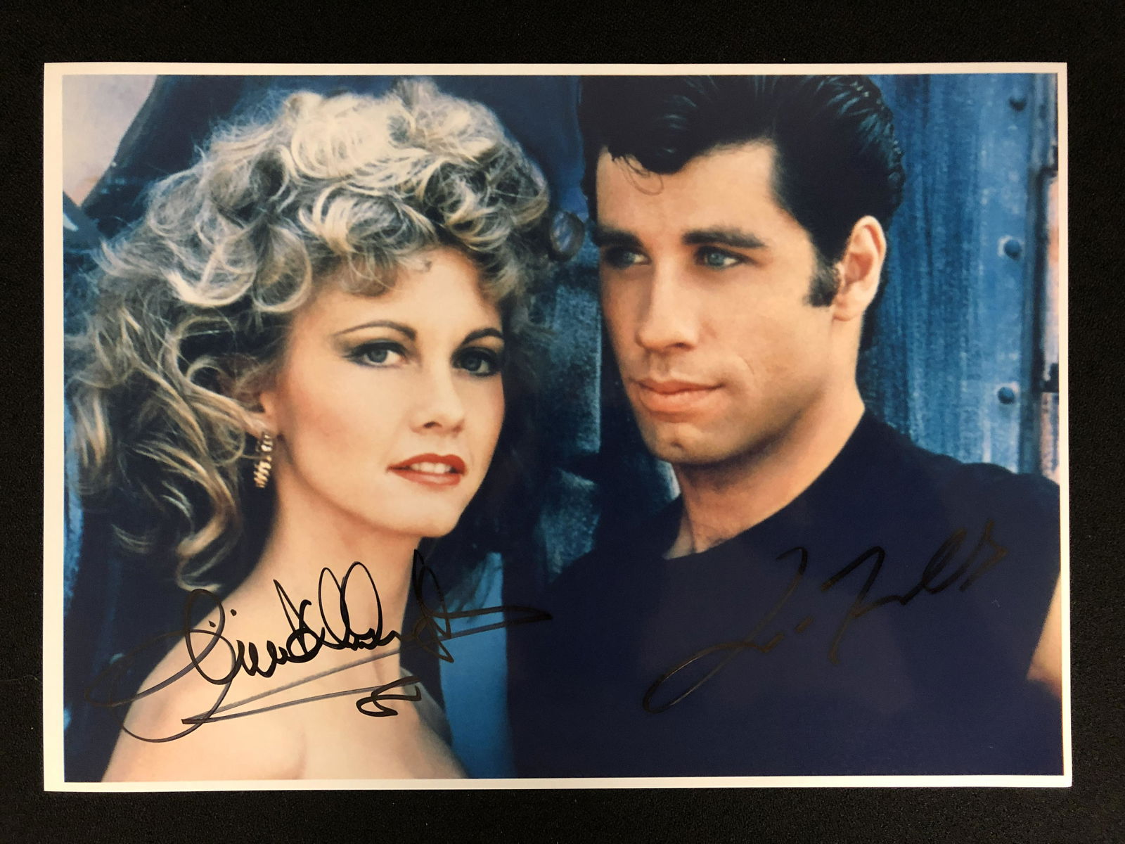 JOHN TRAVOLTA AND OLIVIA NEWTON JOHN SIGNED GREASE 8 X 10 (RA COA) (1 of 2)