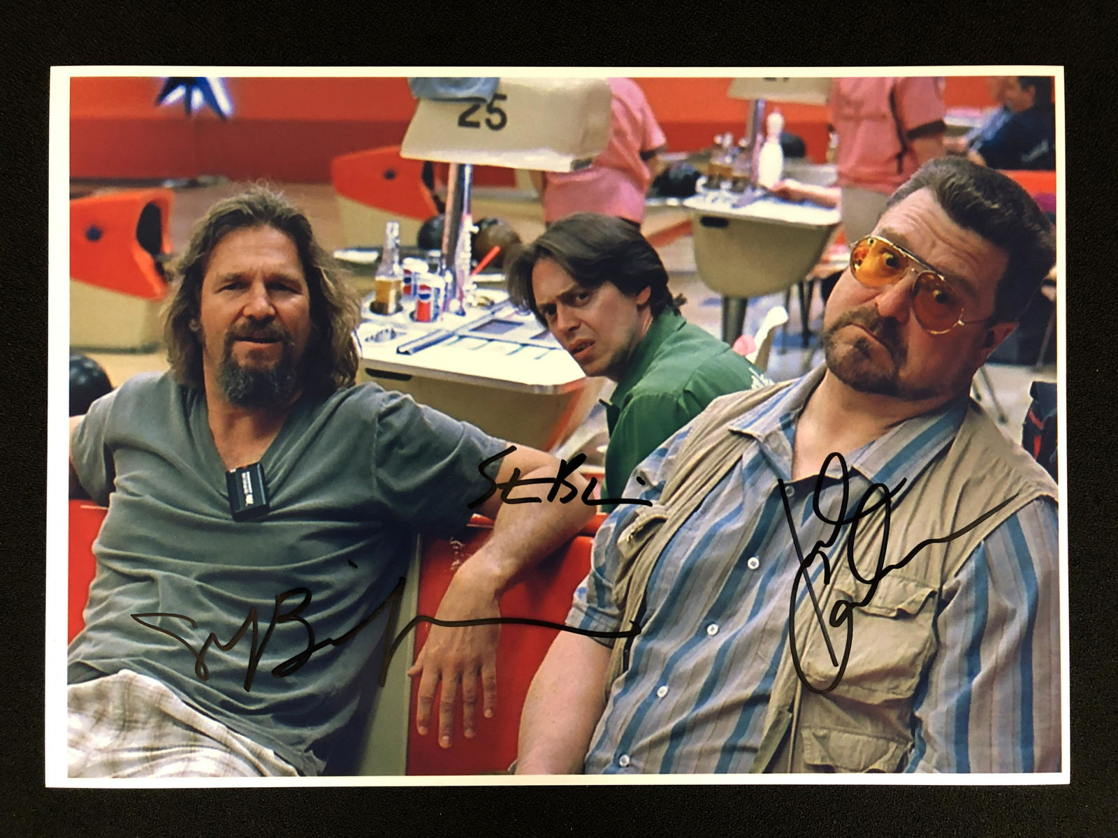 THE BIG LABOWSKI CAST SIGNED 8 X 10 (RA COA) (1 of 2)