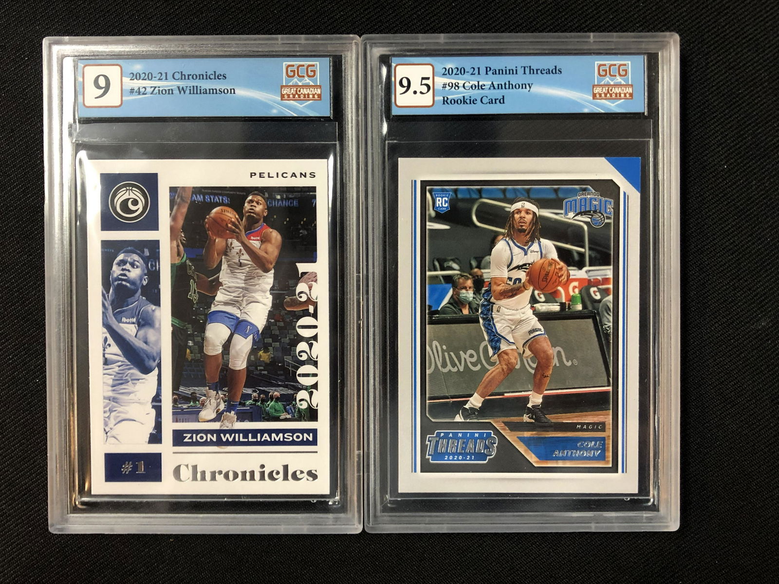 GCG HIGH GRADE NBA INSERT CARD LOT (ZION/ANTHONY) (1 of 1)