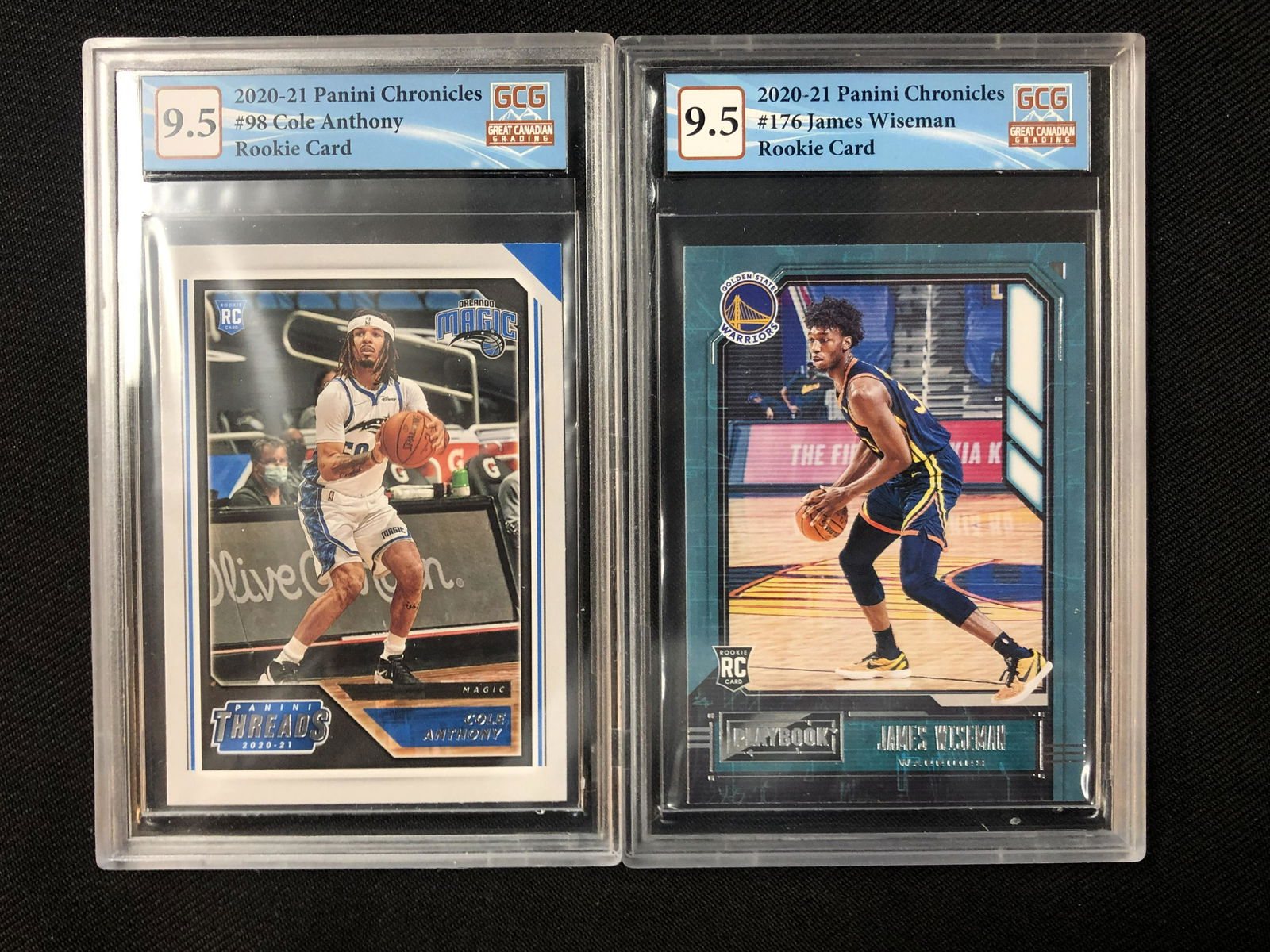 GCG HIGH GRADE NBA INSERT RC CARD LOT (WISEMAN/ANTHONY) (1 of 1)