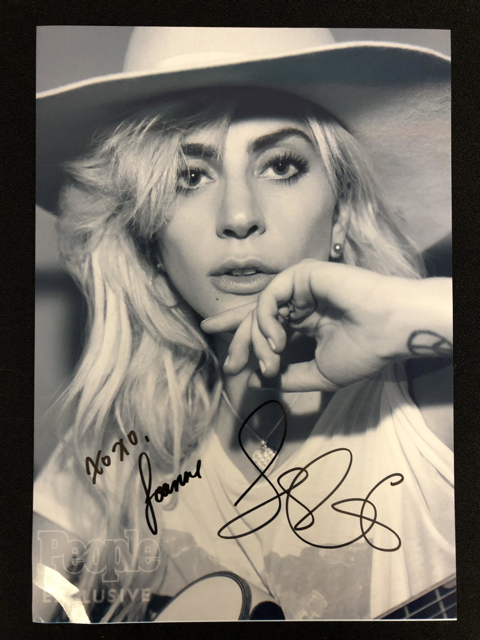 LADY GAGA SIGNED 8 X 10 (RA COA): LADY GAGA SIGNED 8 X 10 (RA COA)