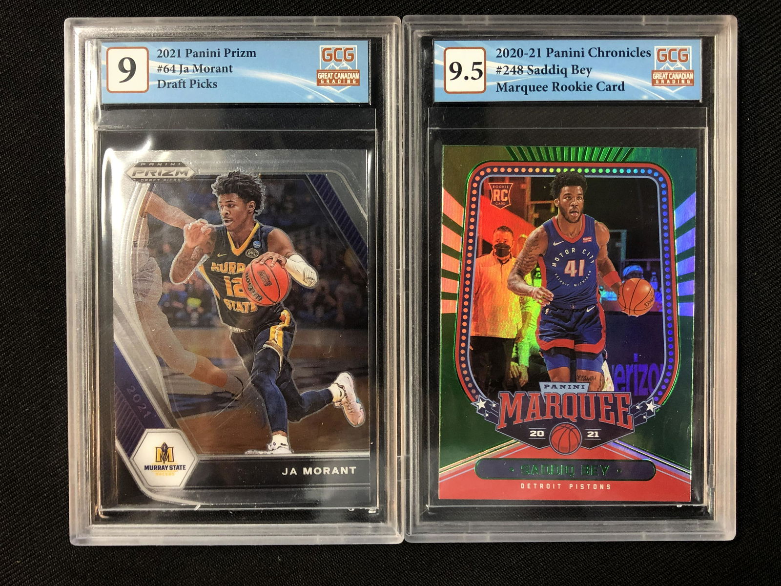 GCG HIGH GRADE NBA INSERT  CARD LOT (MORANT/BEY) (1 of 1)