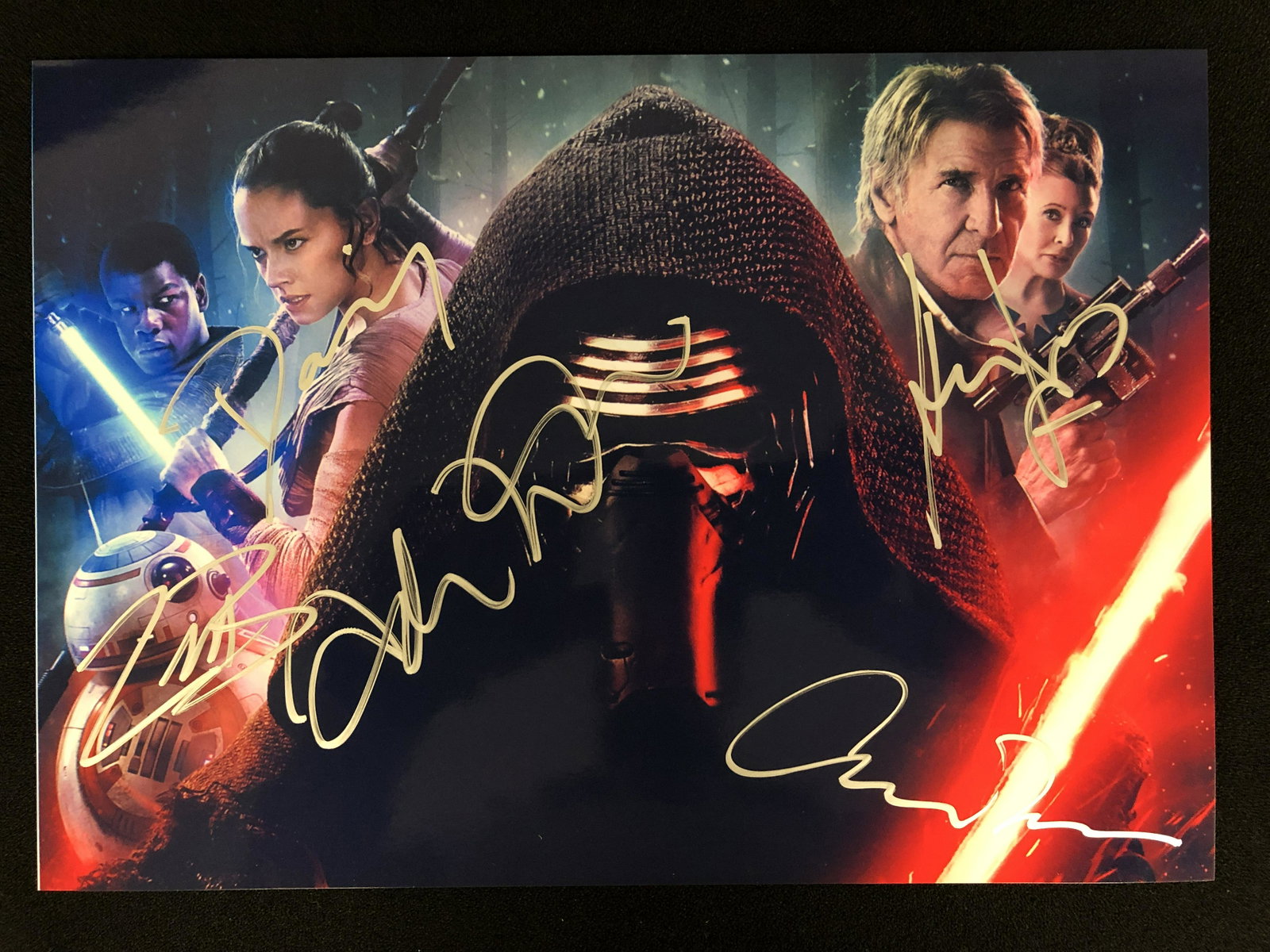 STAR WARS CAST SIGNED 8 X 10 (RA COA): STAR WARS CAST SIGNED 8 X 10 (RA COA)