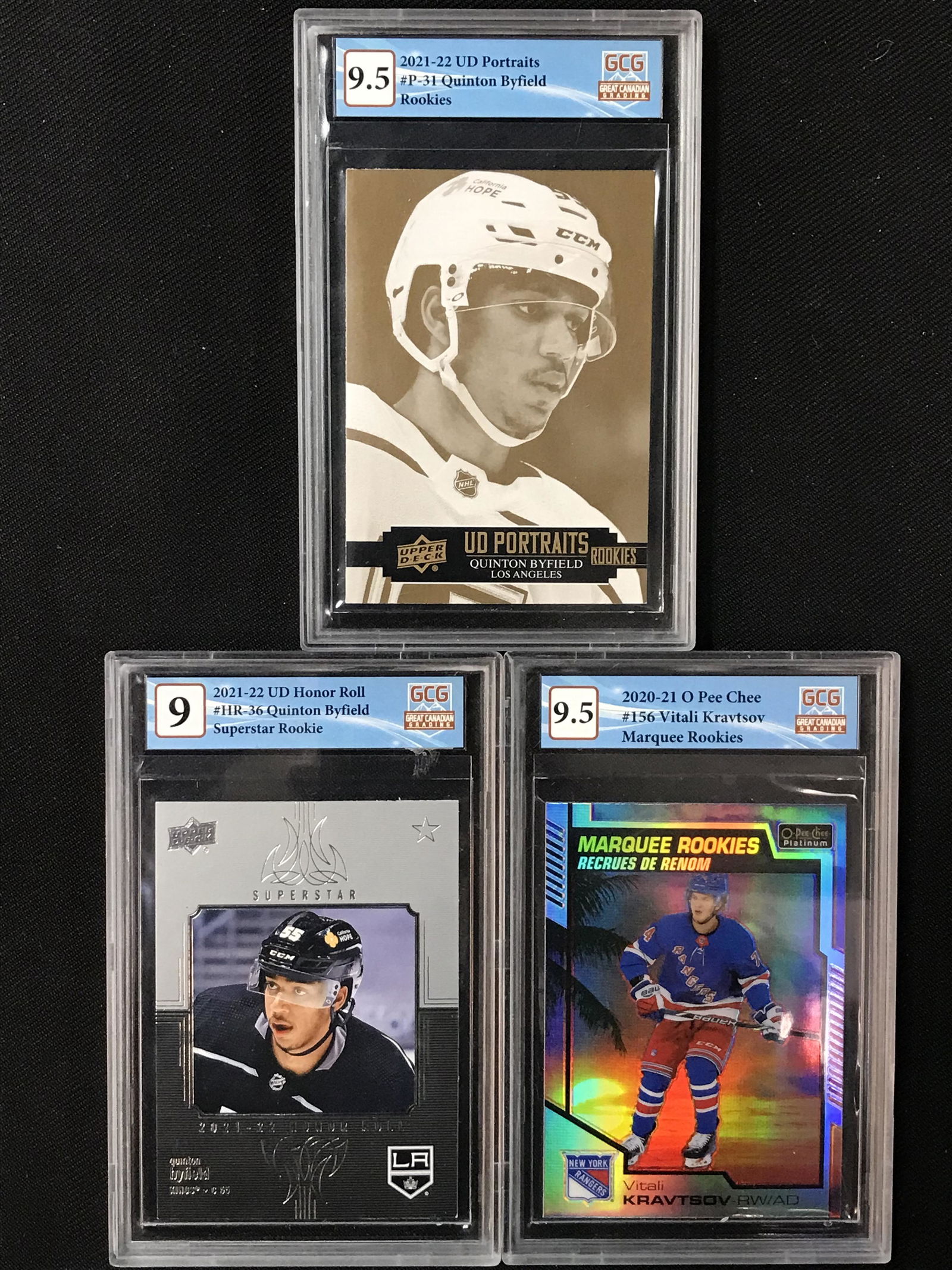 GCG HIGH GRADE UPPER DECK ROOKIE CARD LOT (1 of 1)