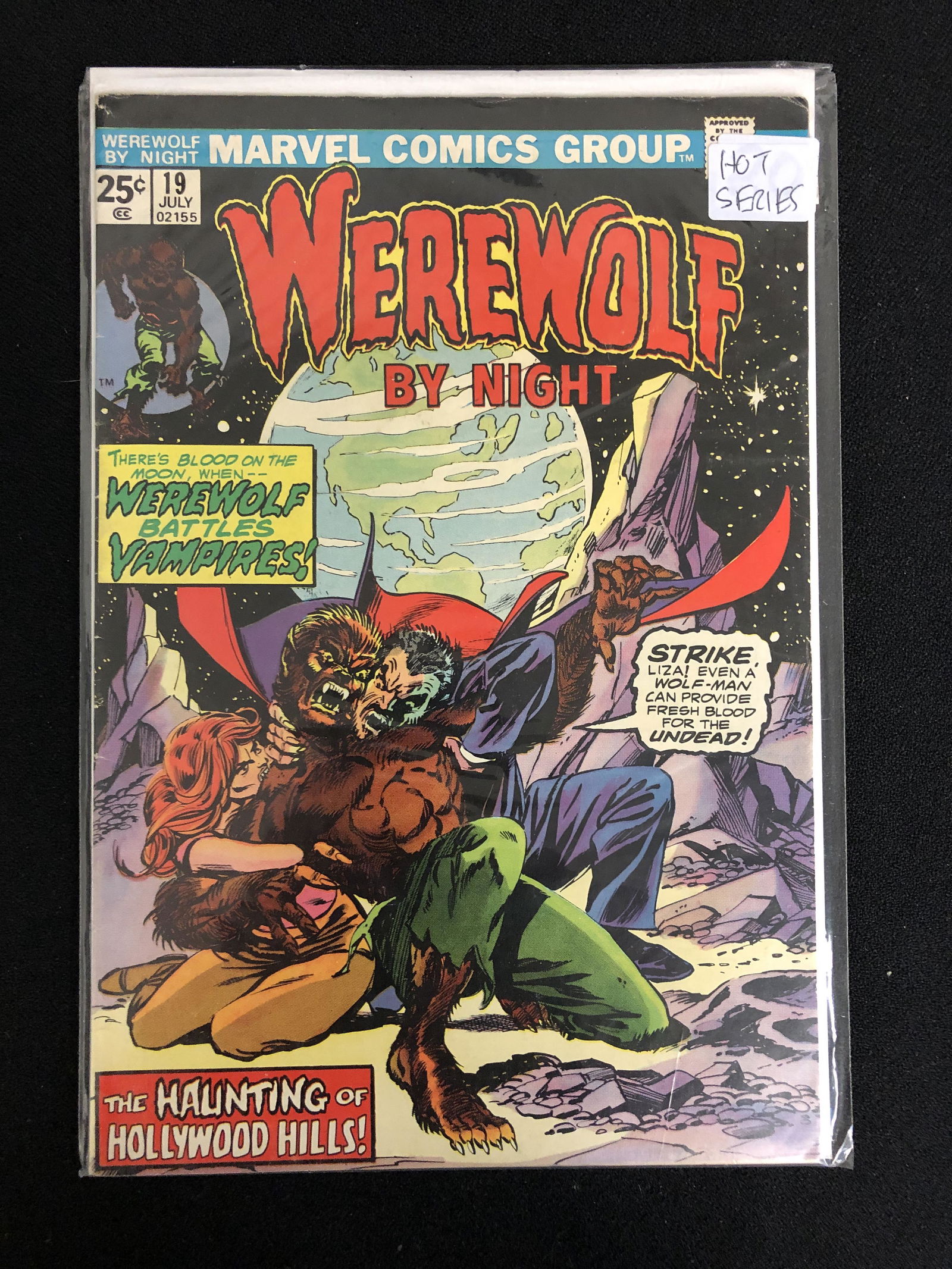 MARVEL COMICS WEREWOLF BY NIGHT #19 (1 of 1)