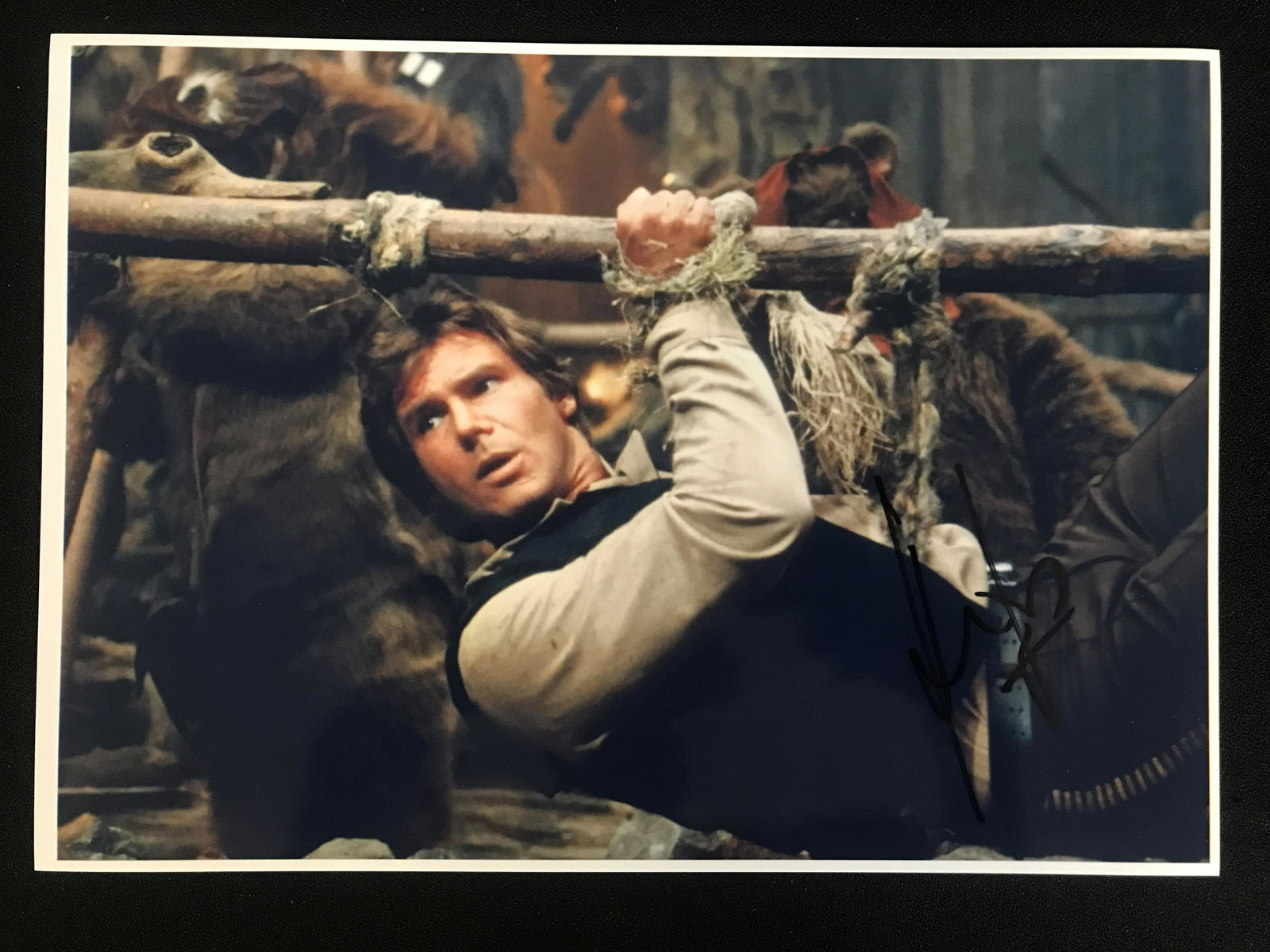 HARRISON FORD SIGNED STAR WARS 8 X 10 (RA COA): HARRISON FORD SIGNED STAR WARS 8 X 10 (RA COA)