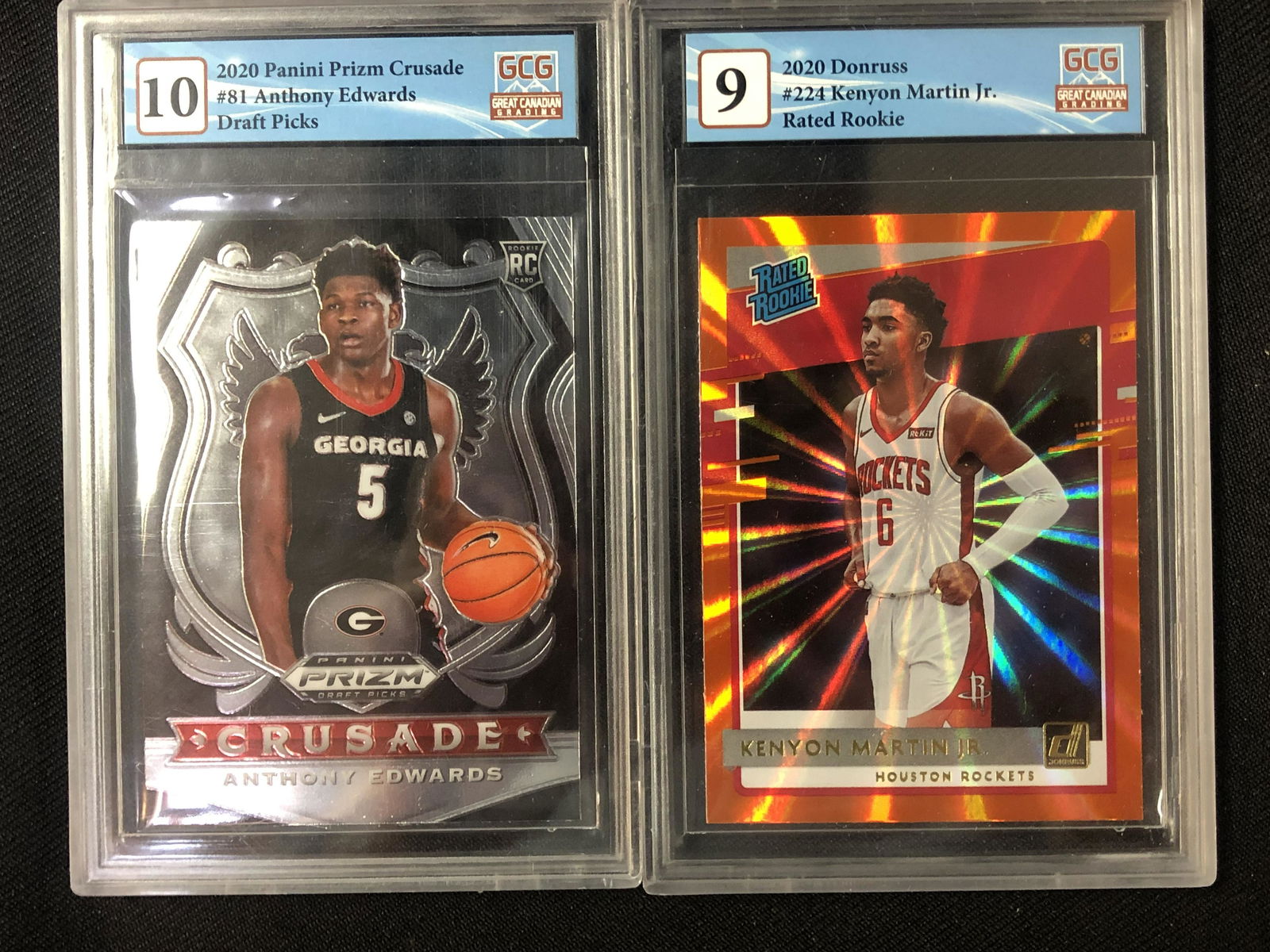 GCG GRADED PANINI CHRONICLES ROOKIE INSERT CARD LOT EDWARDS/MARTIN JR.) (1 of 1)