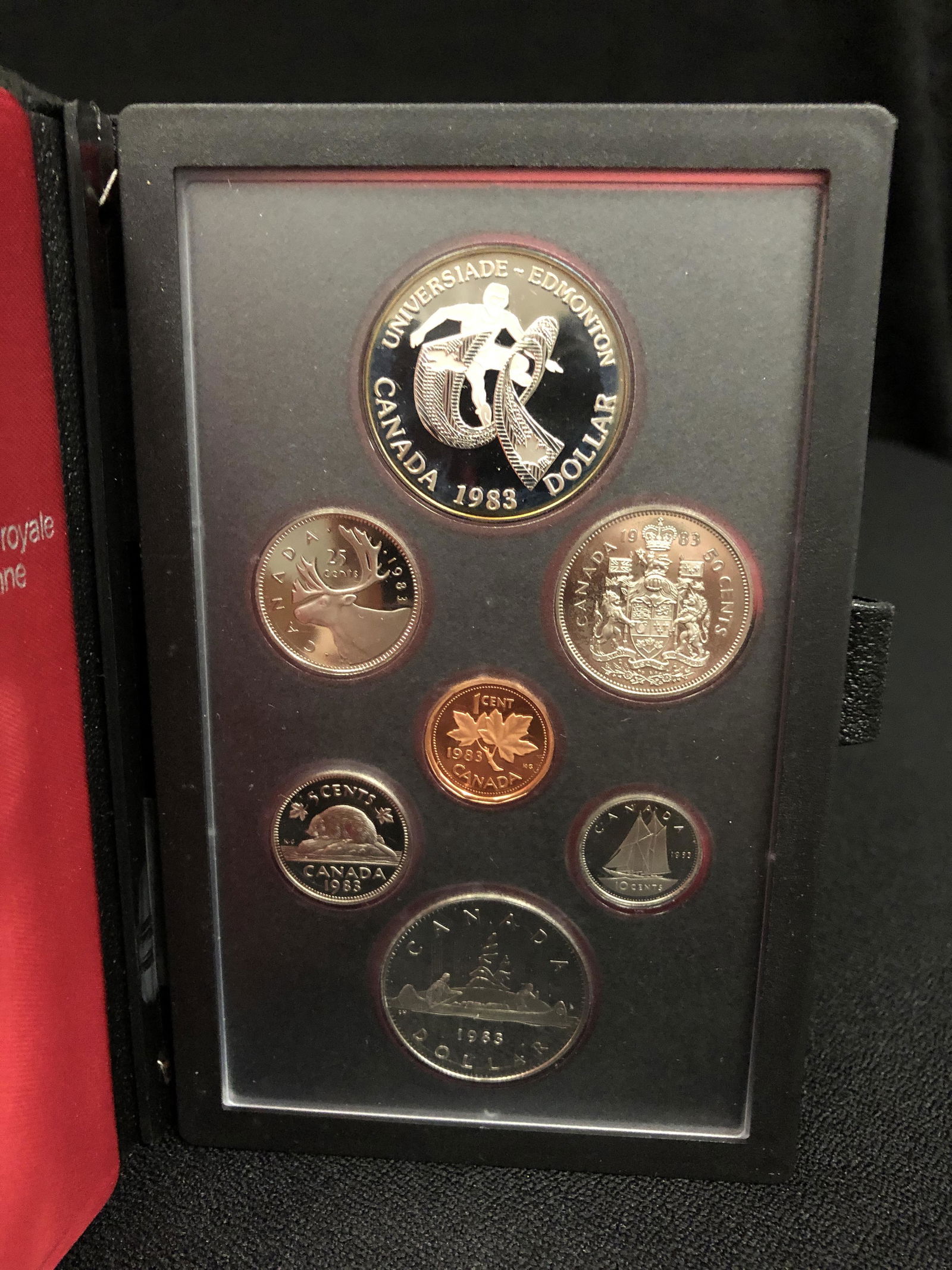 1983 CANADIAN DOUBLE DOLLAR SILVER PROOF COIN SET (1 of 2)