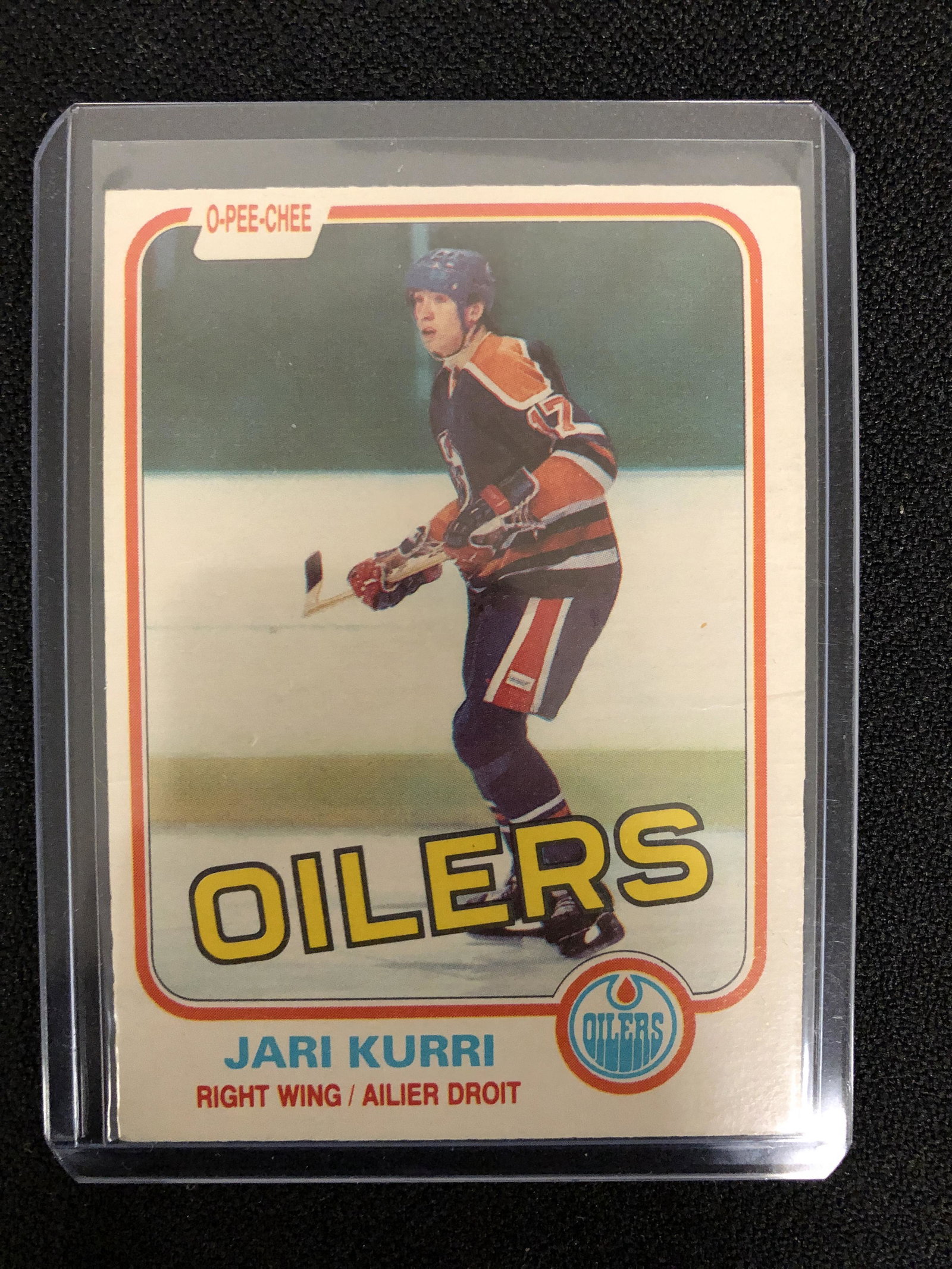 1981-82 O-PEE-CHEE JARI KURRI ROOKIE CARD: 1981-82 O-PEE-CHEE JARI KURRI ROOKIE CARD