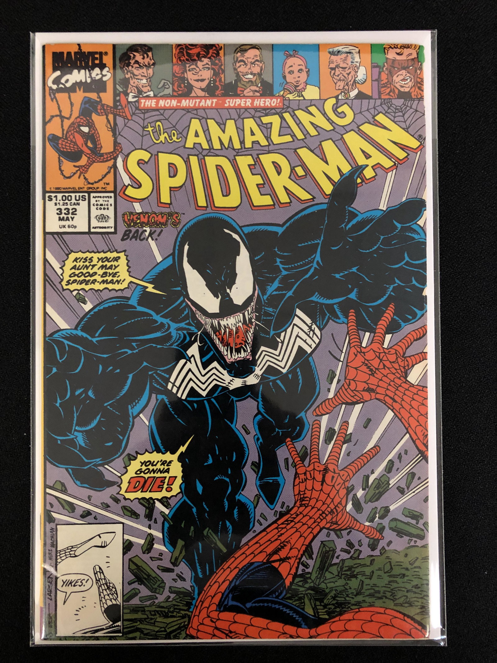 MARVEL COMICS THE AMAZING SPIDER-MAN #332: MARVEL COMICS THE AMAZING SPIDER-MAN #332