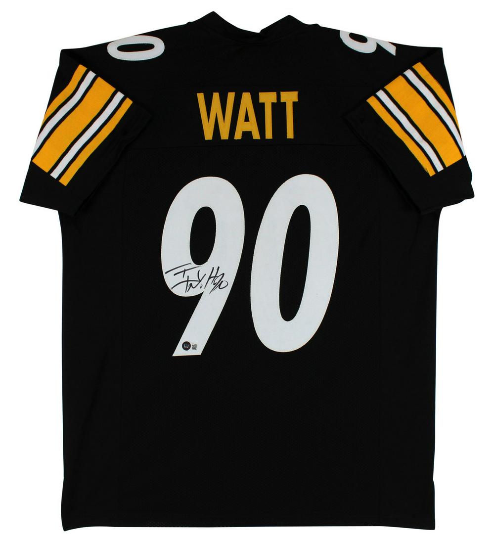 T.J. WATT SIGNED PITTSBURG STEELERS JERSEY (BECKETT COA) (1 of 3)